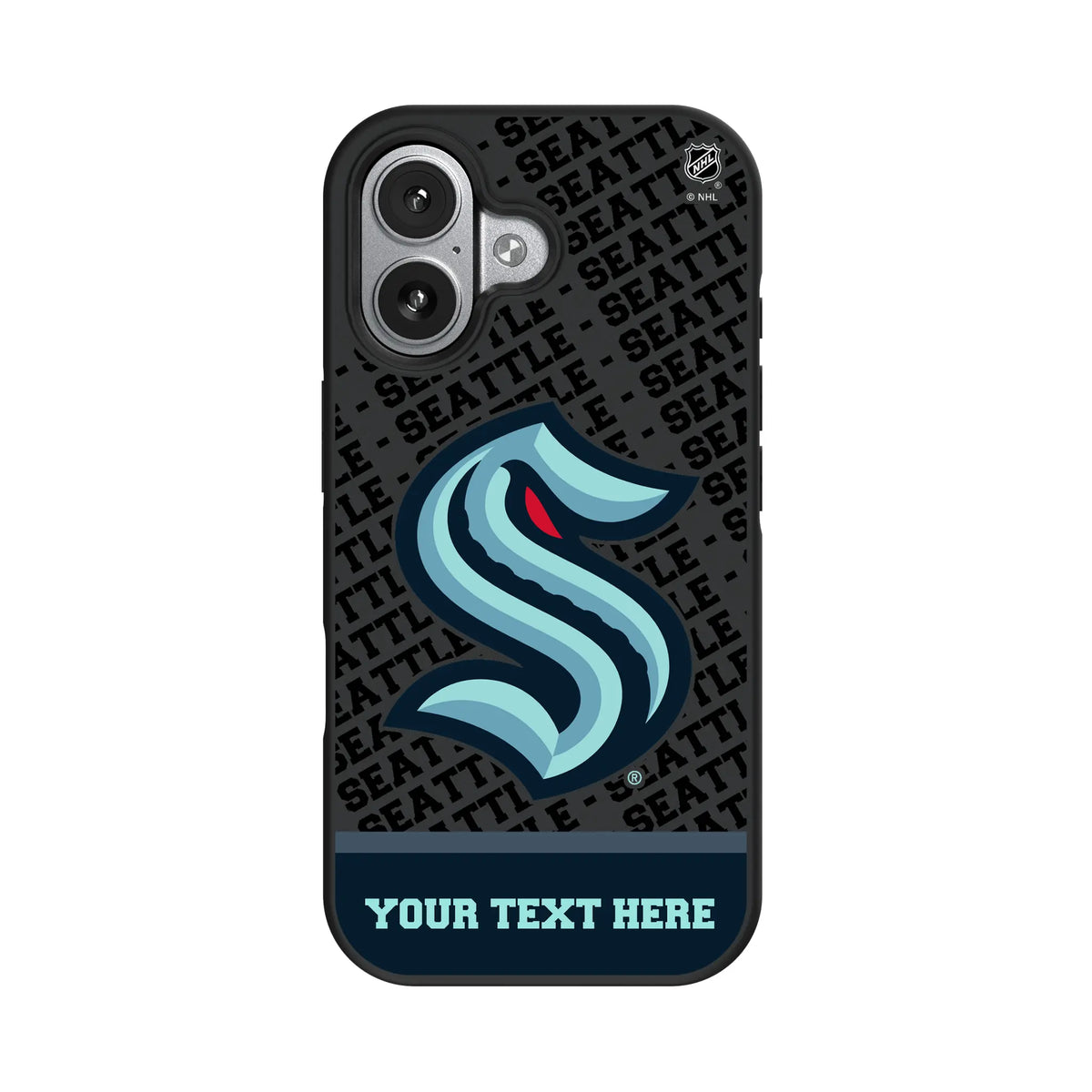 Seattle Kraken Personalized EndZone Plus iPhone Bump Phone Case for Apple iPhone#Device_iPhone 17