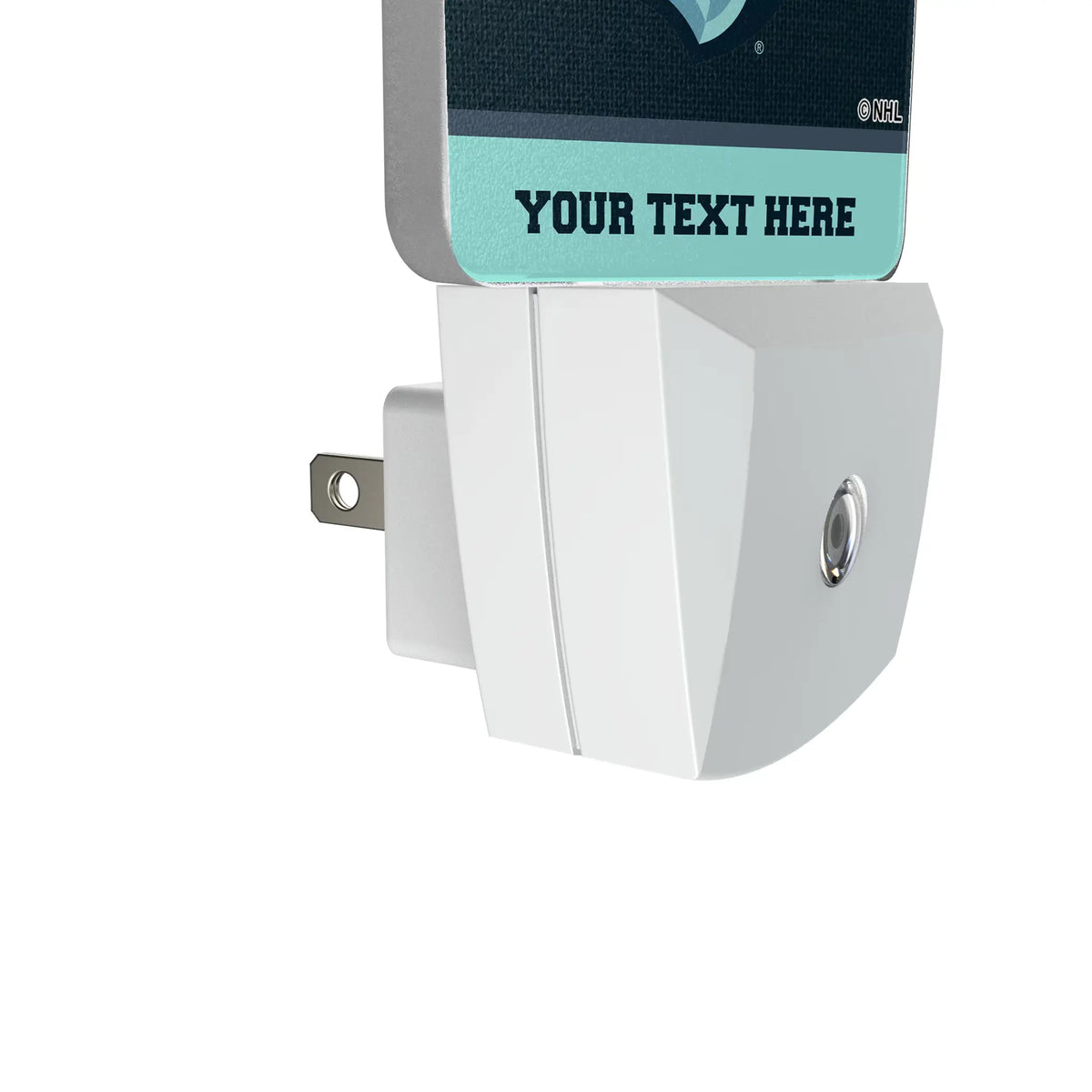 Seattle Kraken Personalized Endzone Solid Night Light 2-Pack - Detail