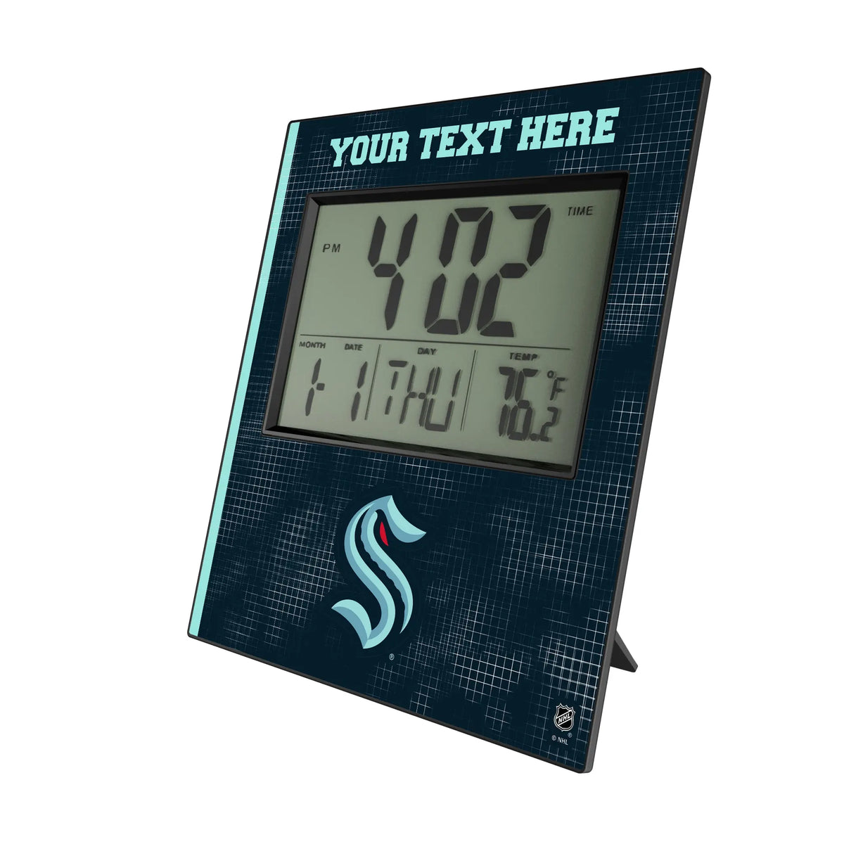 Seattle Kraken Personalized Hatch Wall Clock