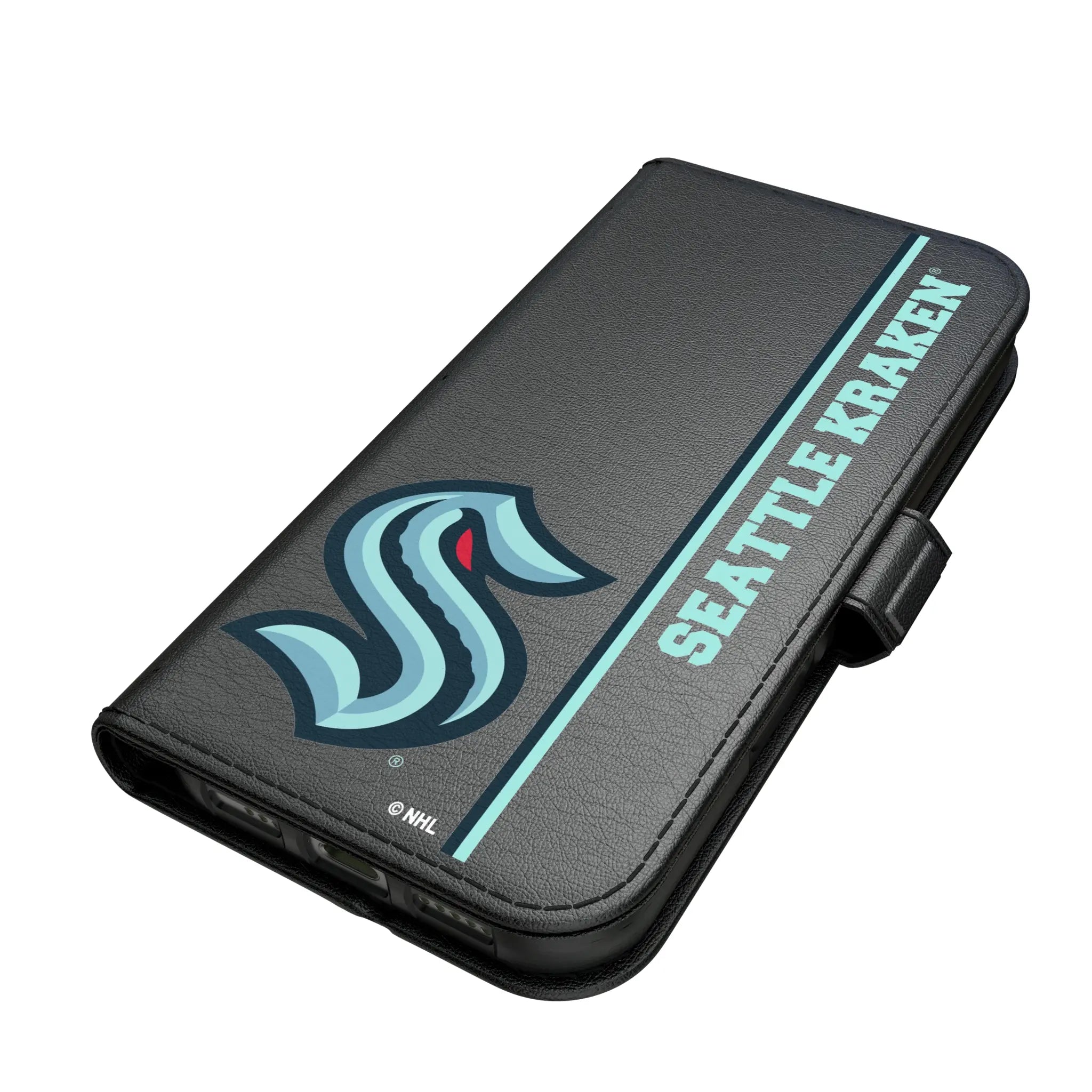 Seattle Kraken Sidebar iPhone Folio Phone Case for Apple iPhone#Device_iPhone 17 Pro