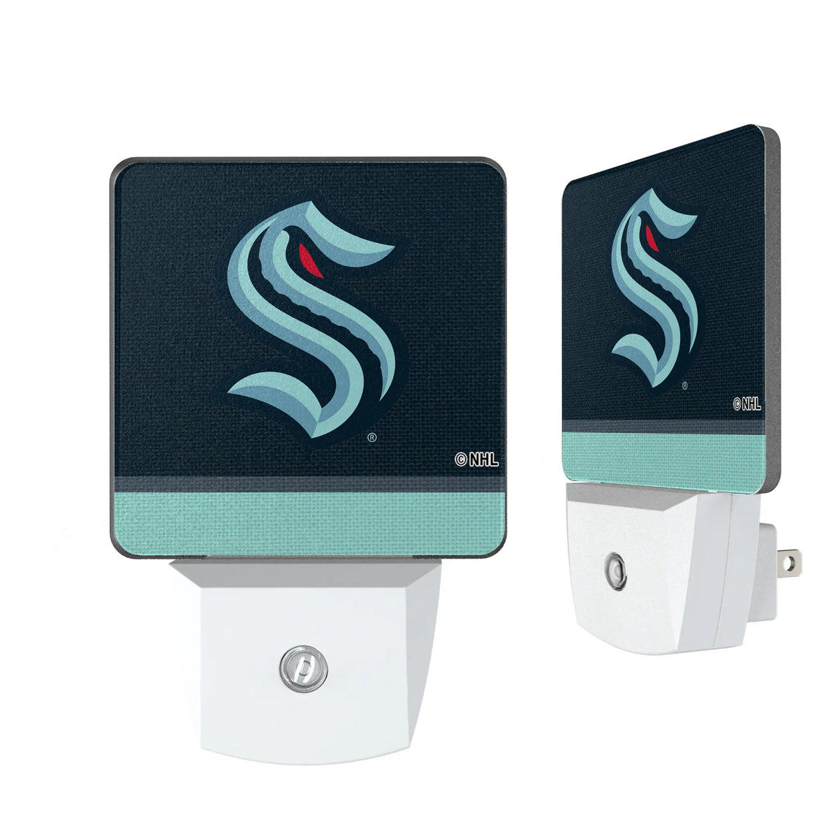 Seattle Kraken Stripe Night Light 2-Pack