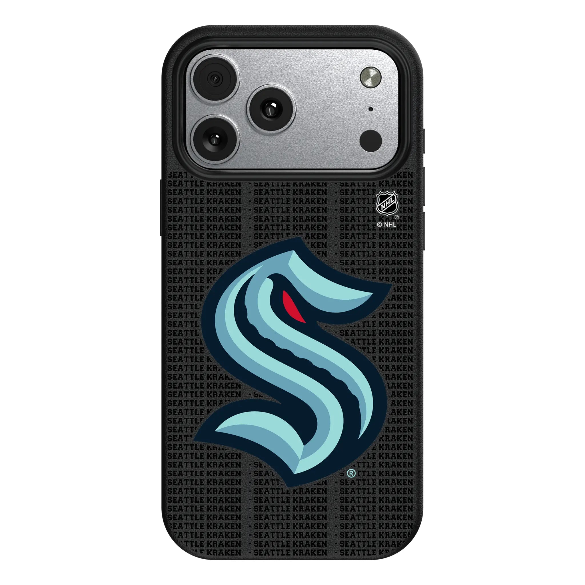 Seattle Kraken Text Backdrop iPhone MagSafe Compatible Phone Case for Apple iPhone#Device_iPhone 17 Pro Max