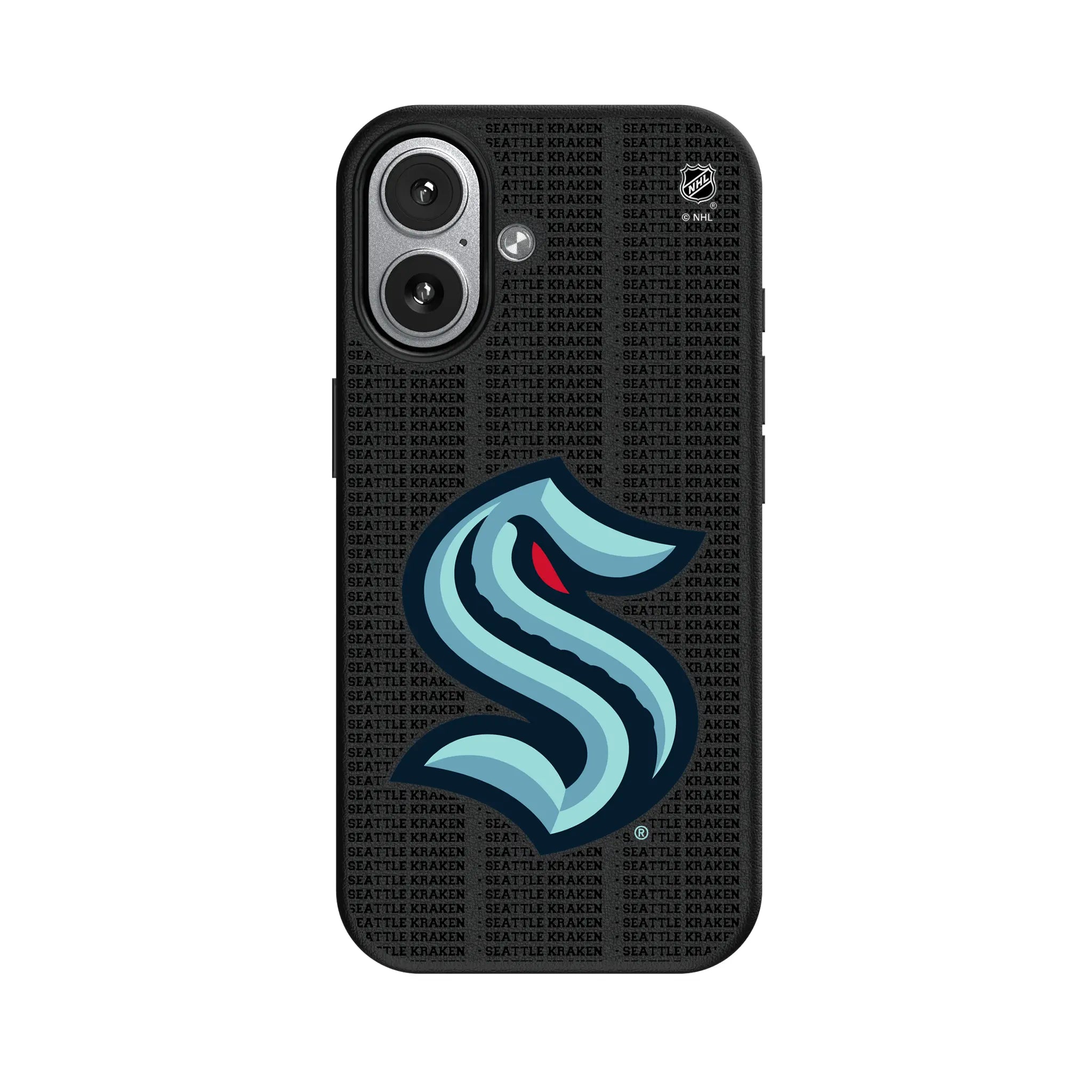 Seattle Kraken Text Backdrop iPhone MagSafe Compatible Phone Case for Apple iPhone#Device_iPhone 17