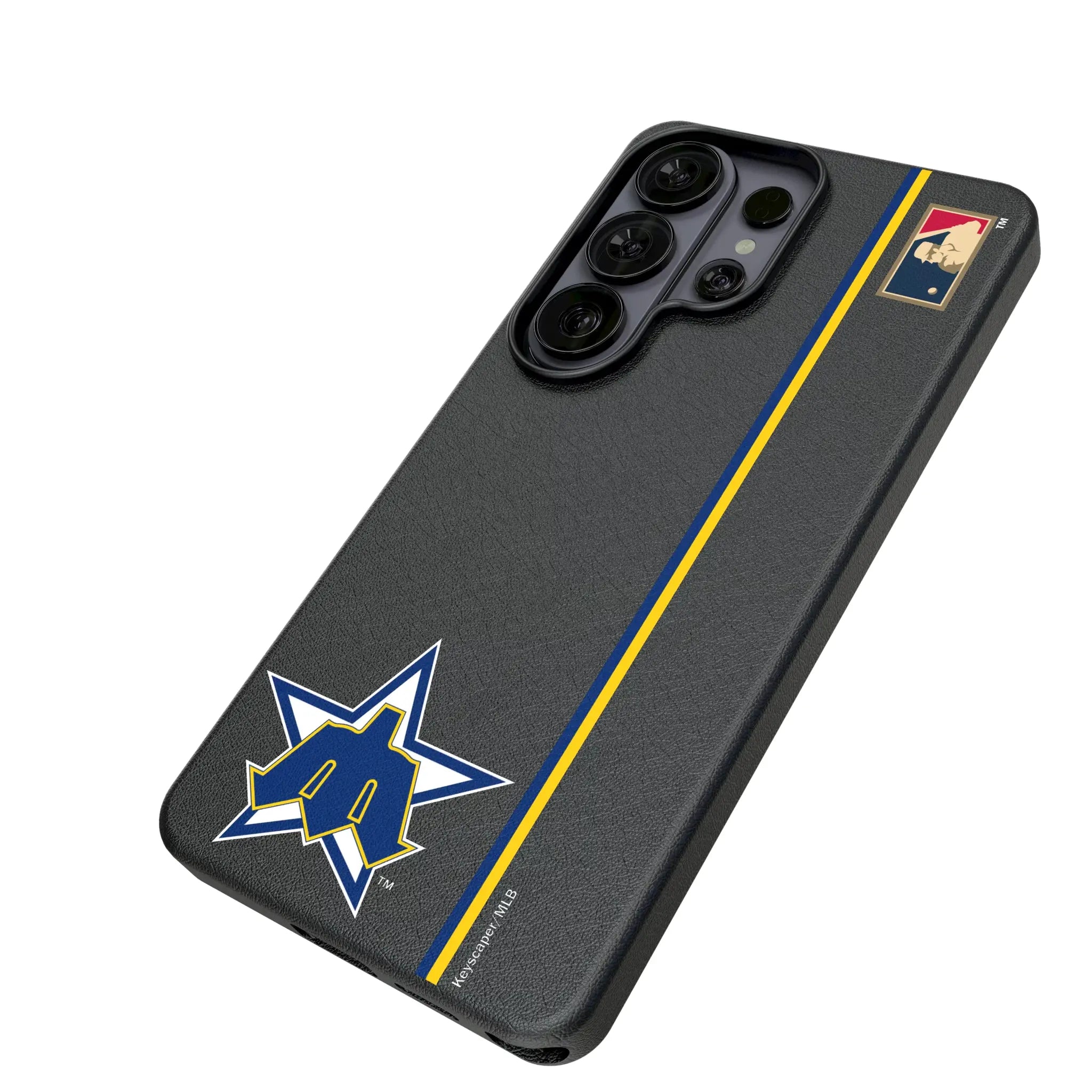 Seattle Mariners 1981-1986 - Cooperstown Collection Sidebar Galaxy MagSafe Compatible Phone Case for Samsung Galaxy - Isometric View#Device_Galaxy S26 Ultra