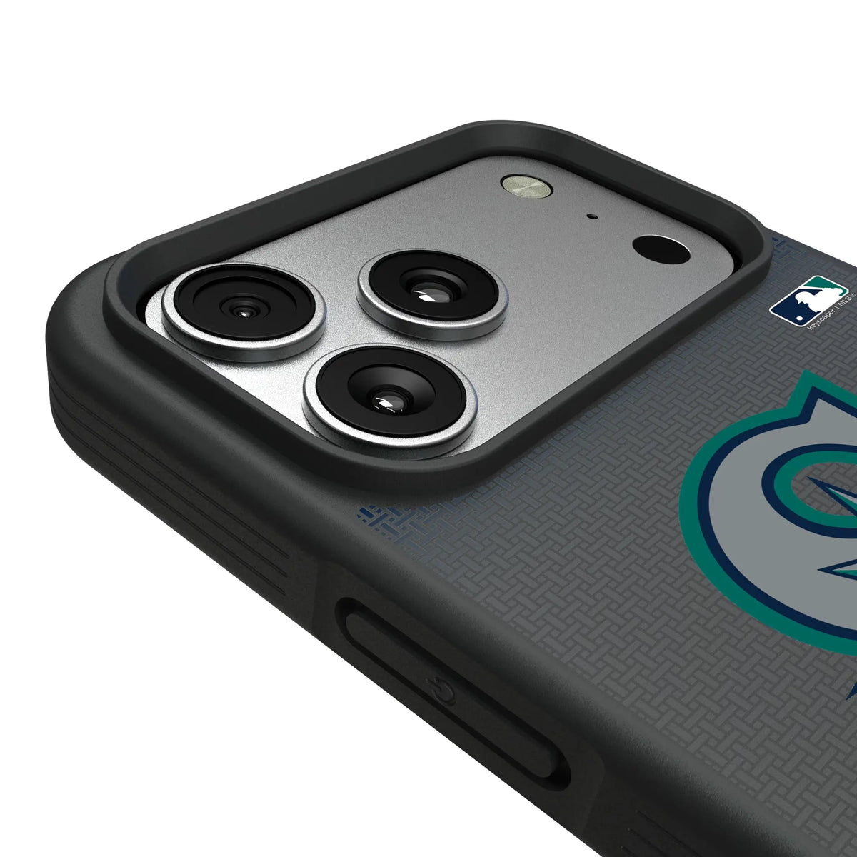 Seattle Mariners Linen iPhone Bump Phone Case for Apple iPhone - Detail#Device_iPhone 17 Pro Max