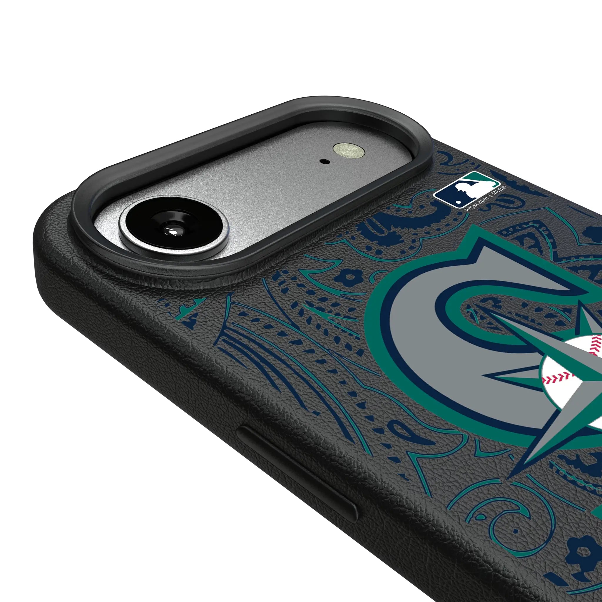 Seattle Mariners Paisley iPhone MagSafe Compatible Phone Case for Apple iPhone - Detail#Device_iPhone Air