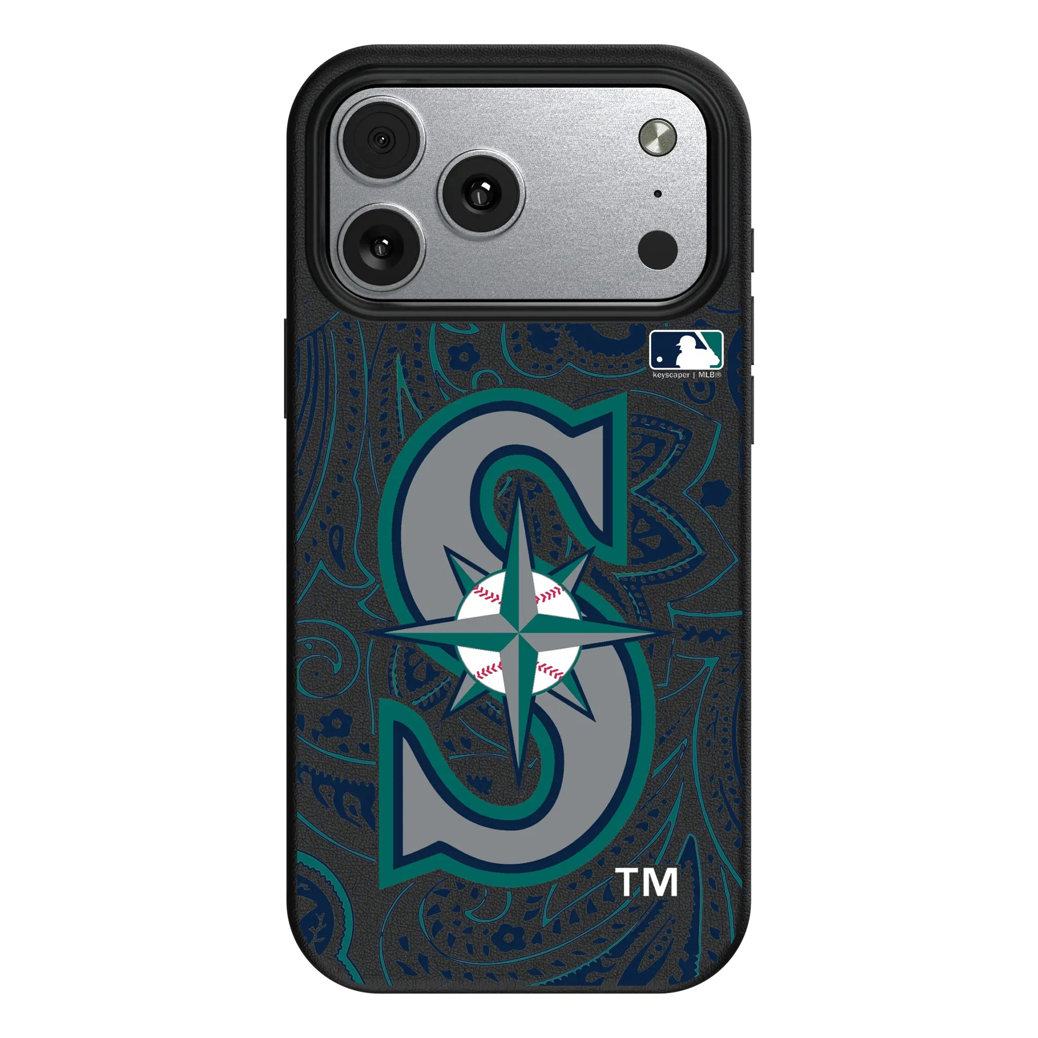 Seattle Mariners Paisley iPhone MagSafe Compatible Phone Case for Apple iPhone#Device_iPhone 17 Pro Max