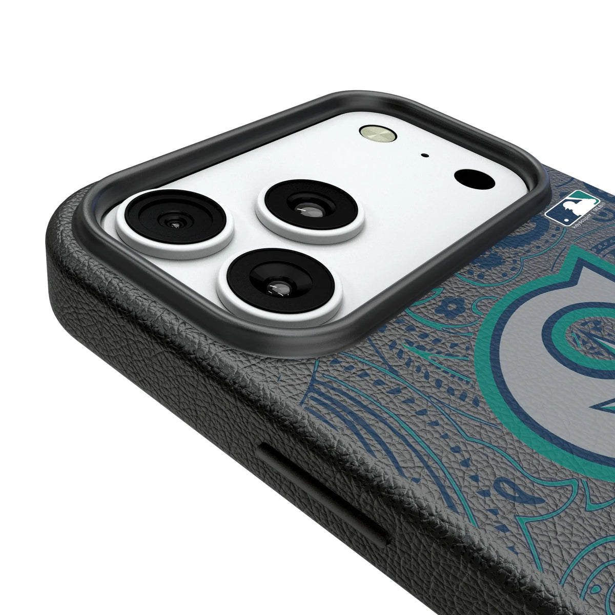 Seattle Mariners Paisley iPhone MagSafe Compatible Phone Case for Apple iPhone - Detail#Device_iPhone 18 Pro Max