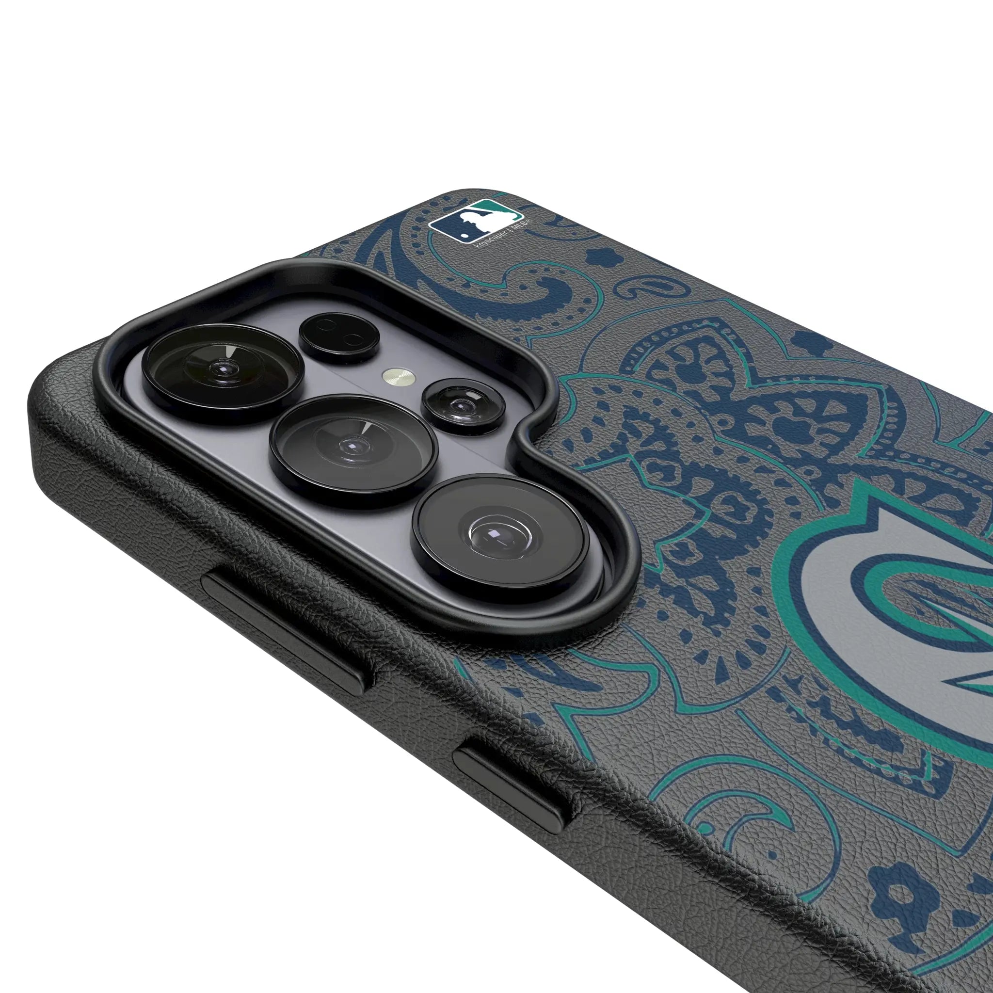 Seattle Mariners Paisley Galaxy MagSafe Compatible Phone Case for Samsung Galaxy - Detail#Device_Galaxy S26 Ultra