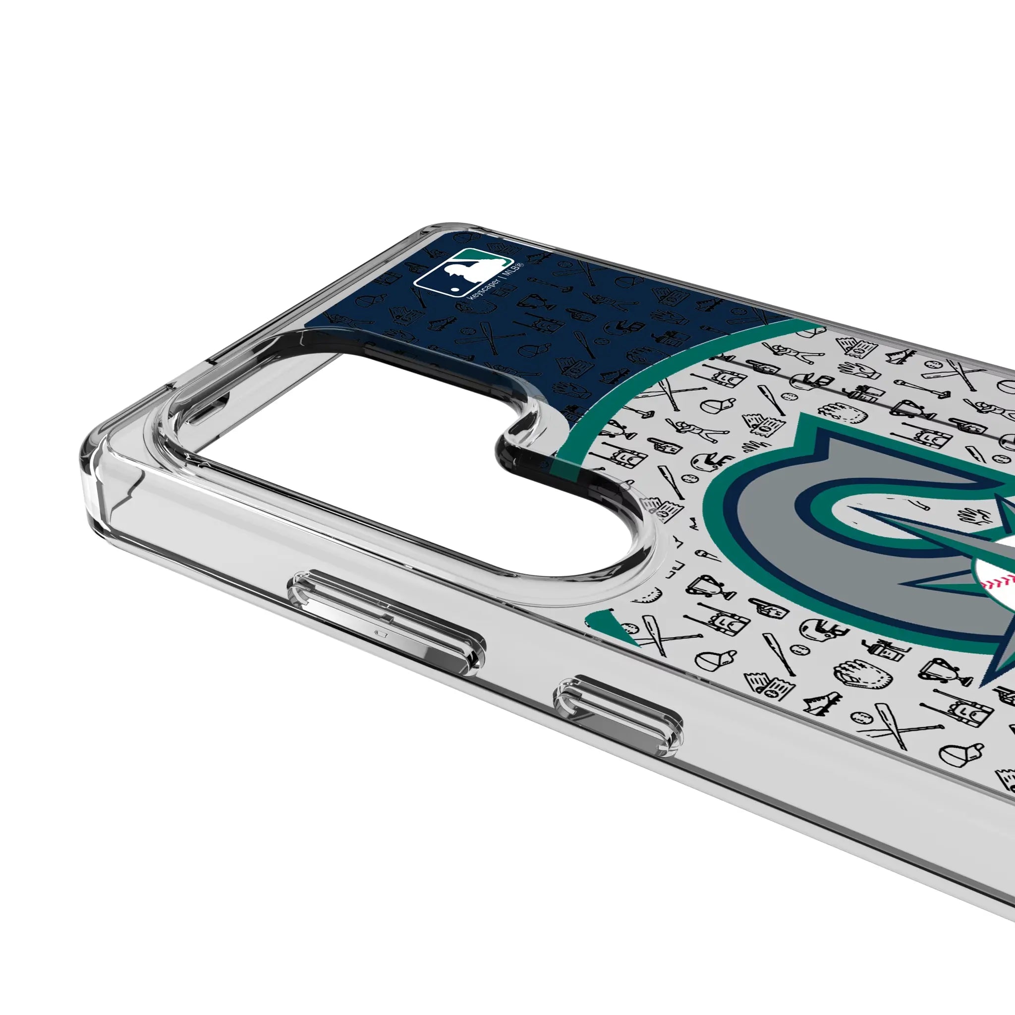 Seattle Mariners Personalized Circle Galaxy Clear Phone Case for Samsung Galaxy - Detail#Device_Galaxy S25 Ultra