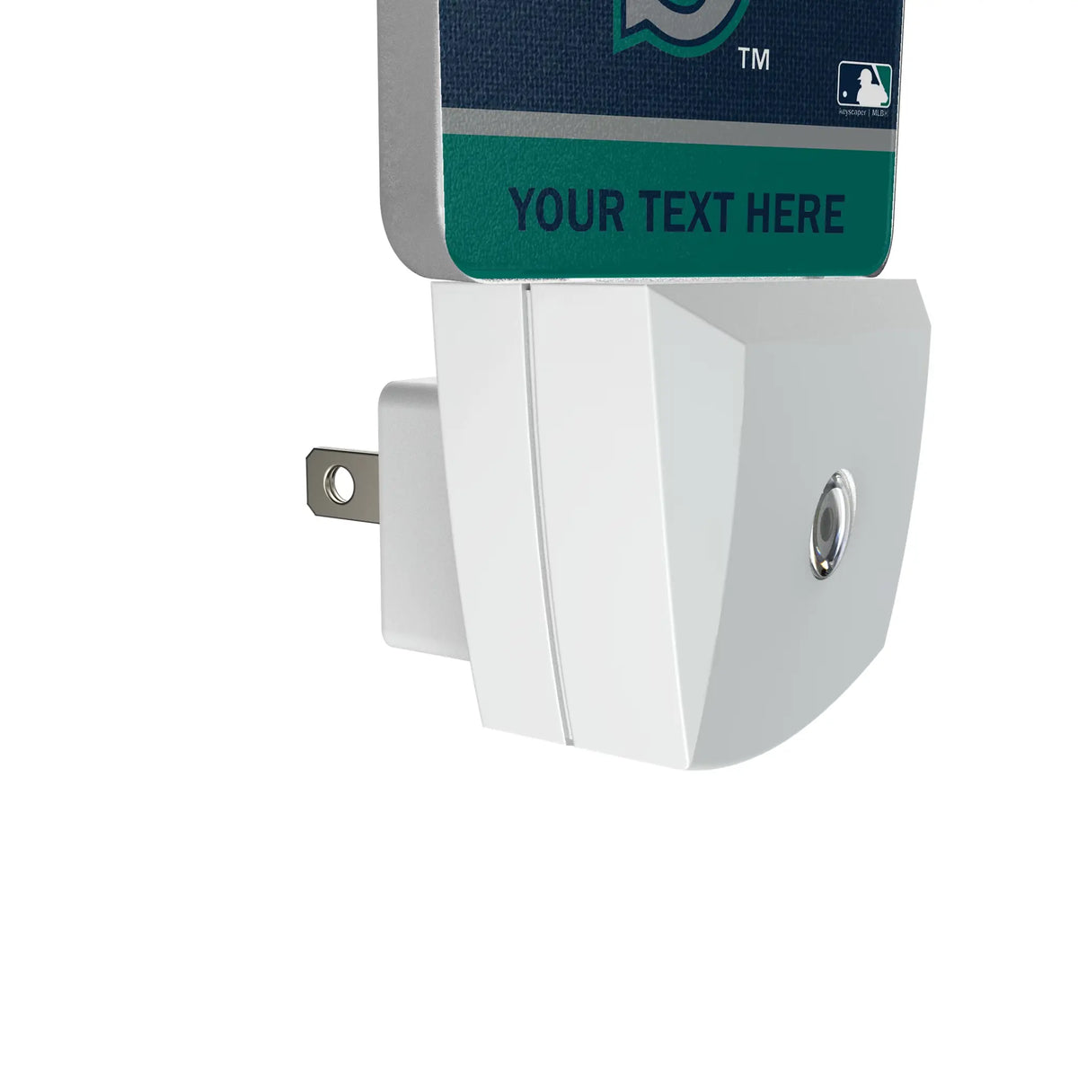 Seattle Mariners Personalized Endzone Solid Night Light 2-Pack - Detail
