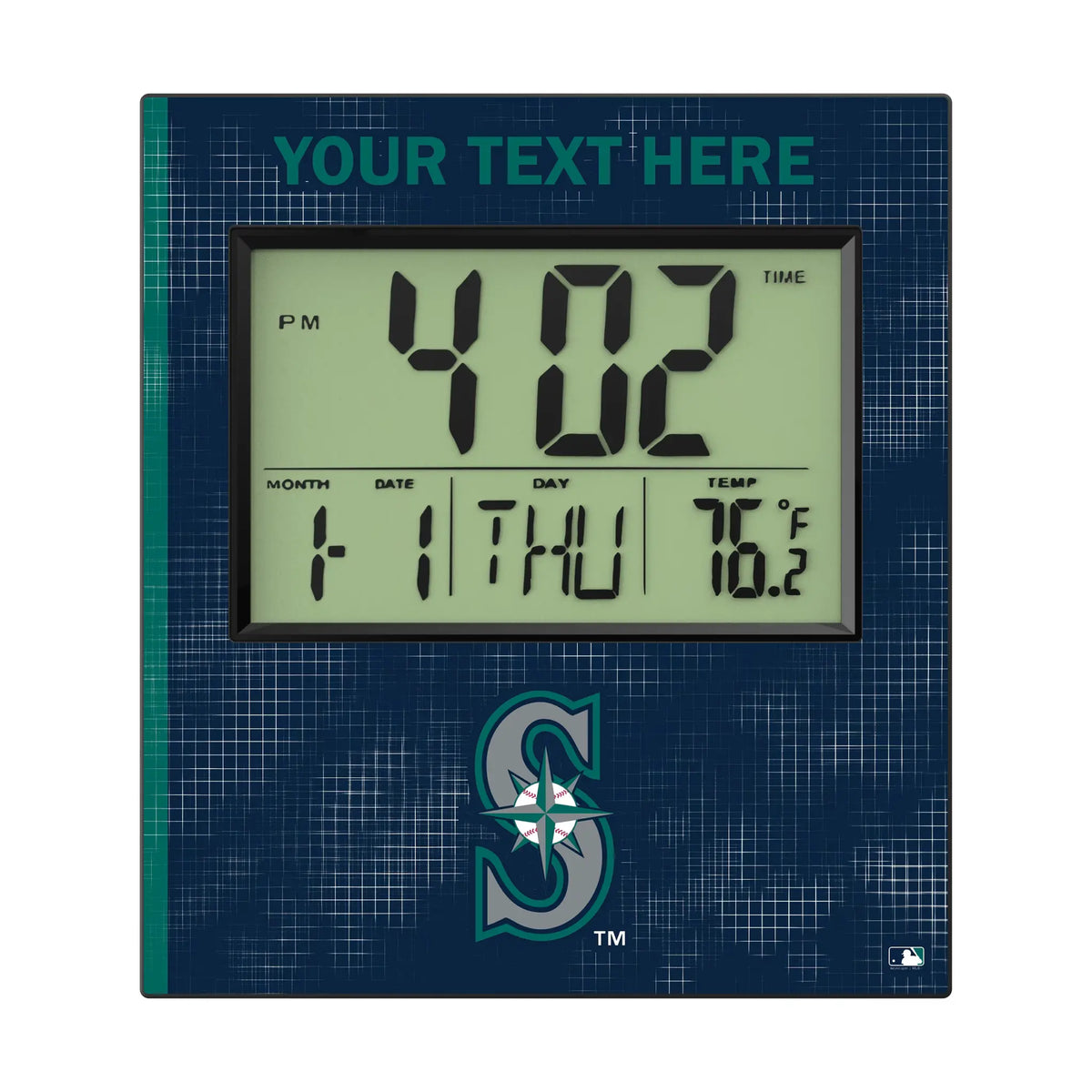 Seattle Mariners Personalized Hatch Wall Clock