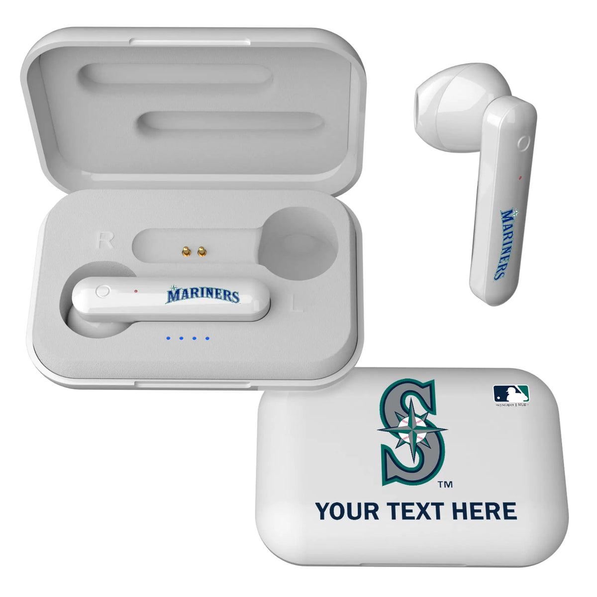 Seattle Mariners Personalized Insignia Wireless TWS Earbuds