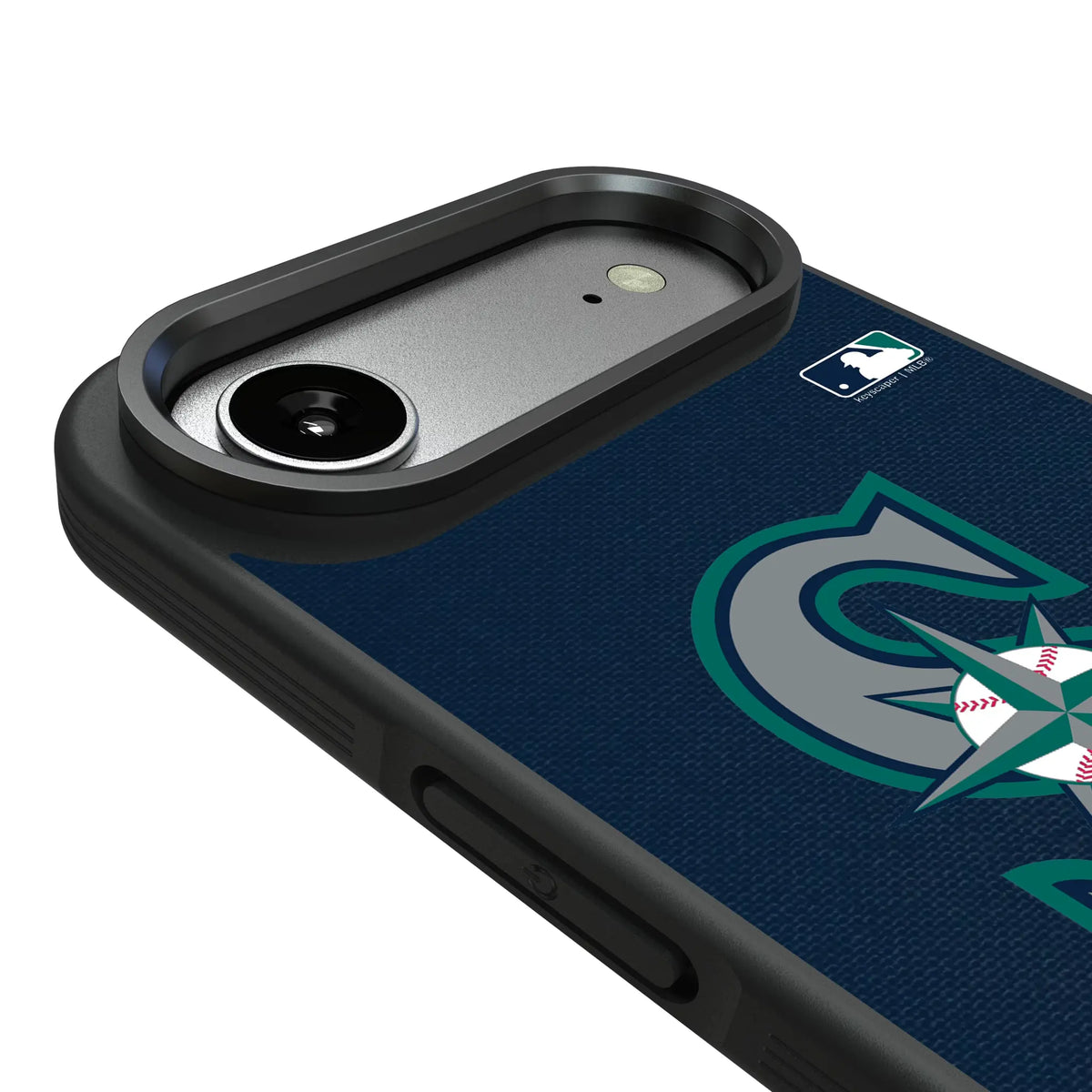 Seattle Mariners Personalized Stripe iPhone Bump Phone Case for Apple iPhone - Detail#Device_iPhone Air