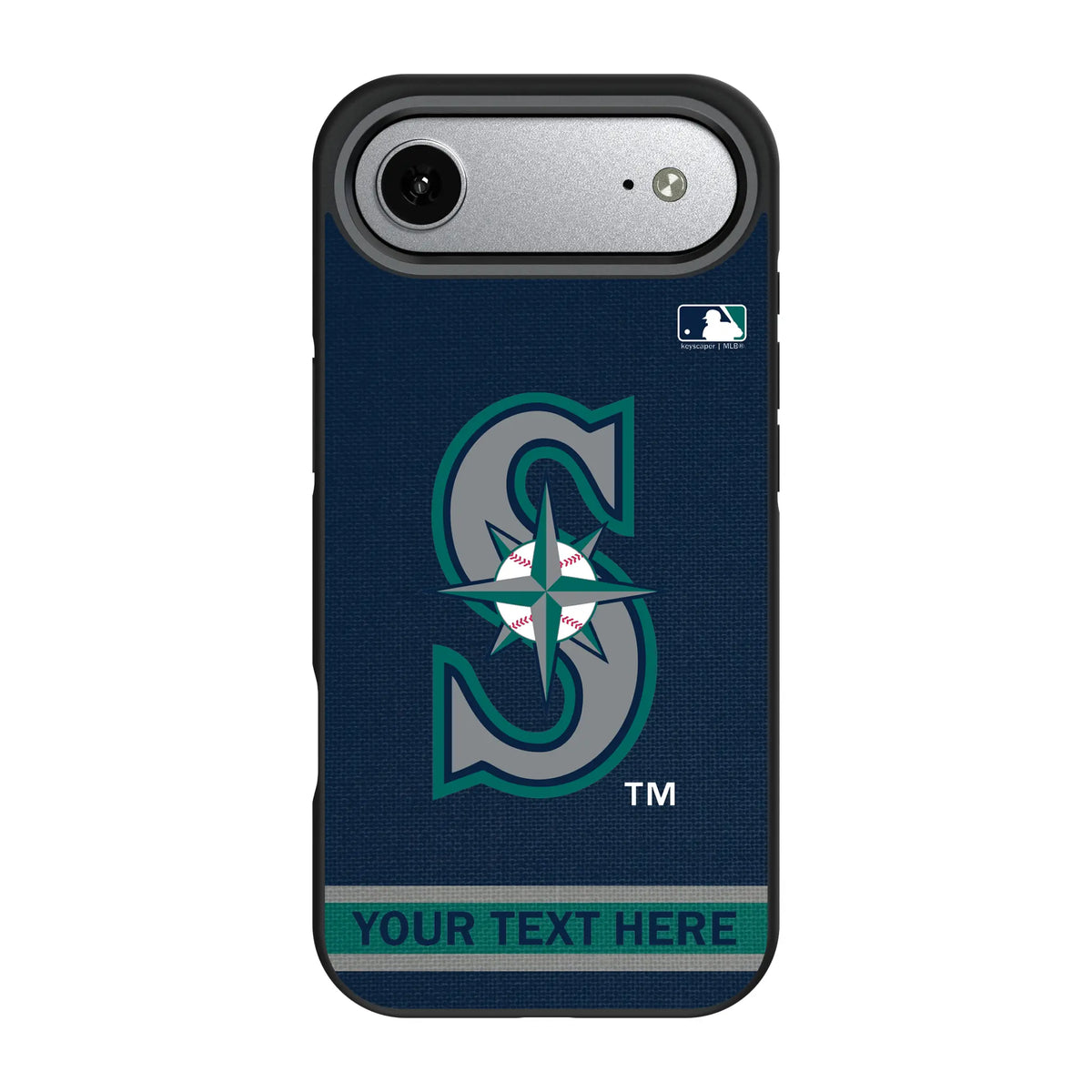 Seattle Mariners Personalized Stripe iPhone Bump Phone Case for Apple iPhone#Device_iPhone Air