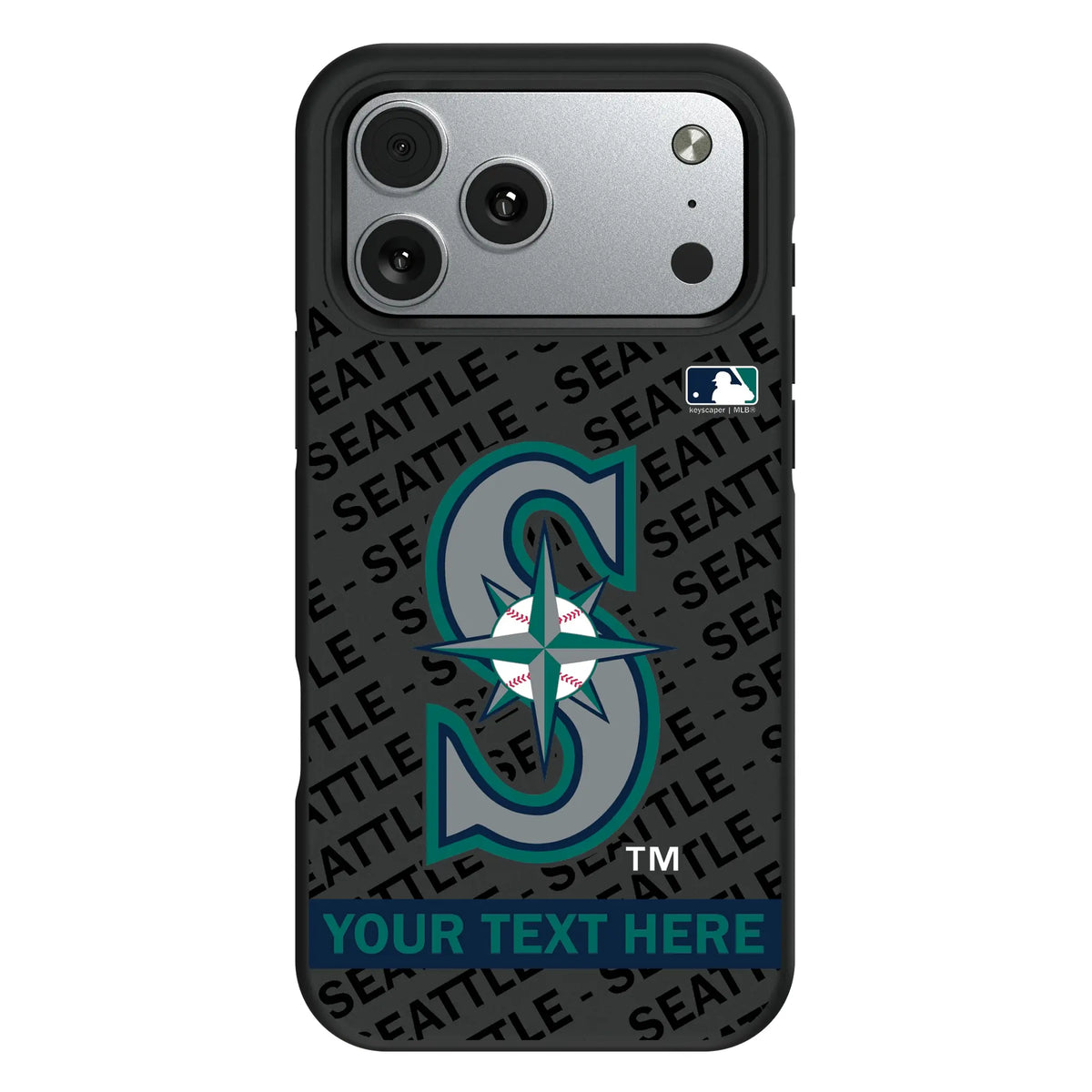 Seattle Mariners Personalized Tilt iPhone Bump Phone Case for Apple iPhone#Device_iPhone 17 Pro Max