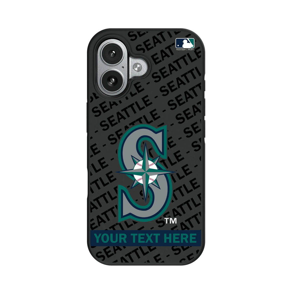 Seattle Mariners Personalized Tilt iPhone Bump Phone Case for Apple iPhone#Device_iPhone 17