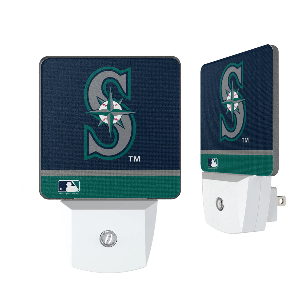 Seattle Mariners Stripe Night Light 2-Pack