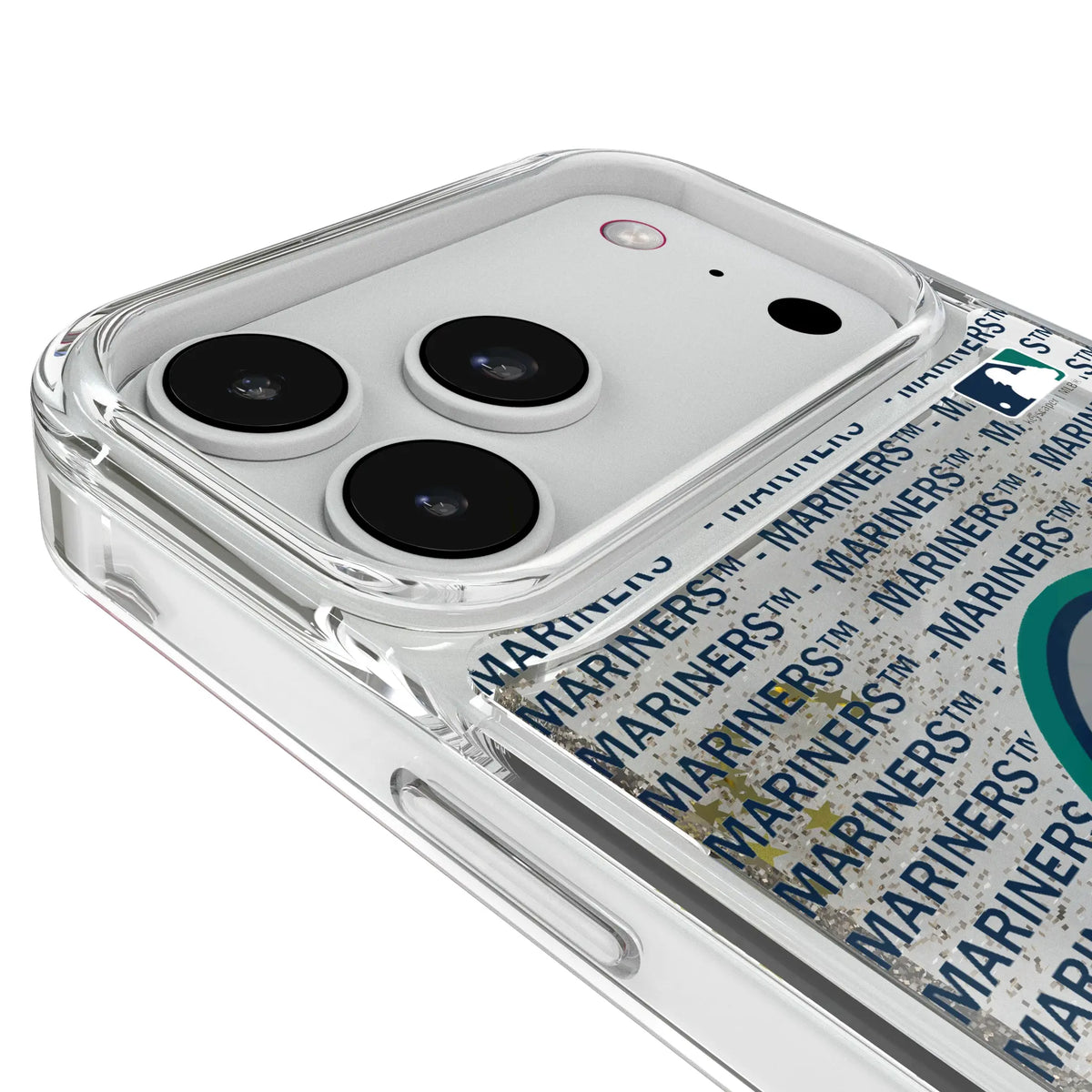 Seattle Mariners Text Backdrop iPhone Glitter Phone Case for Apple iPhone - Detail#Device_iPhone 18 Pro Max
