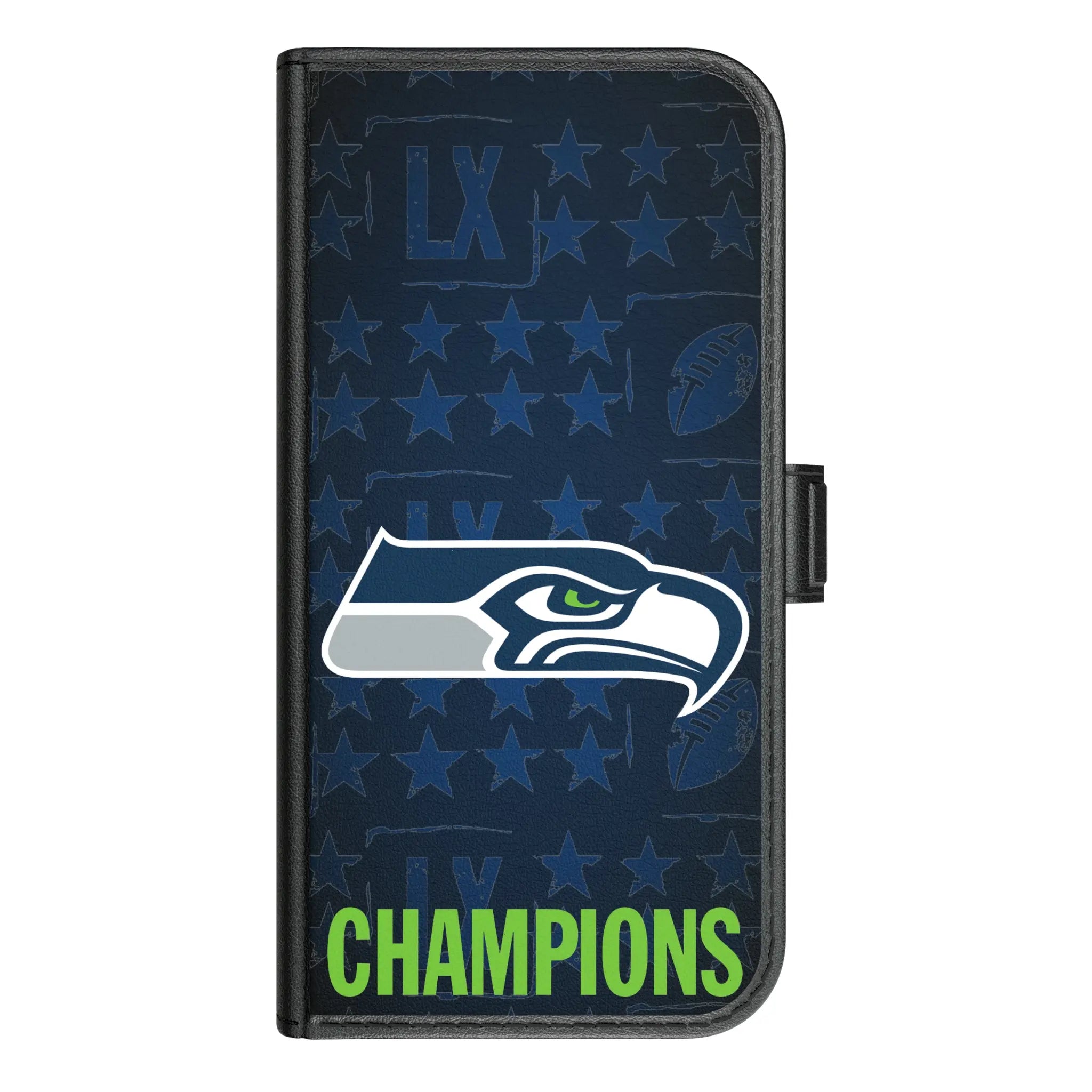 Seattle Seahawks 2026 Super Bowl iPhone Folio Phone Case for Apple iPhone#Device_iPhone 17