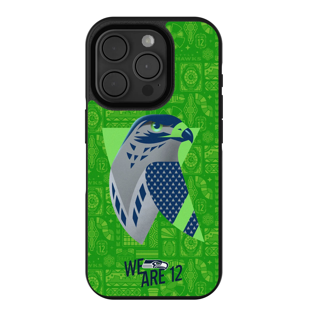 Seattle Seahawks Deco iPhone Bump Phone Case for Apple iPhone