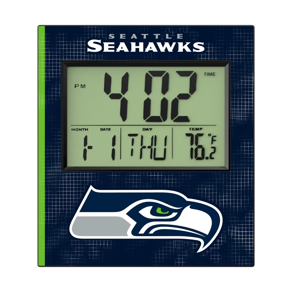 Seattle Seahawks Hatch Wall Clock
