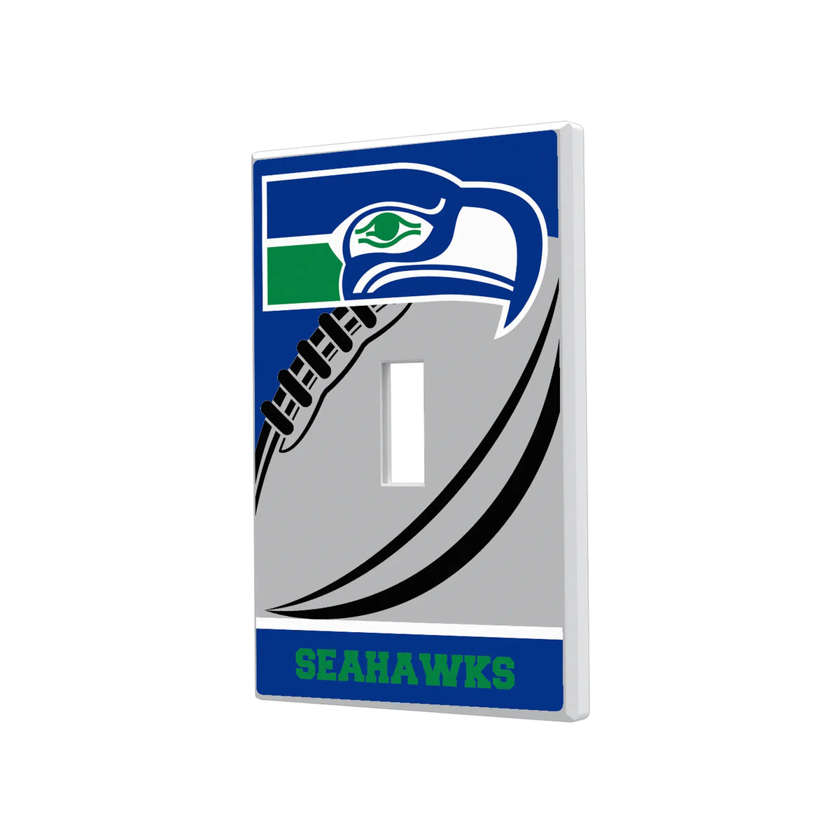 Seattle Seahawks Historic Collection Passtime Hidden-Screw Light Switch Plate#Style_Single Toggle