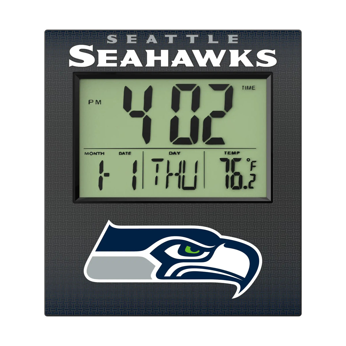 Seattle Seahawks Linen Wall Clock