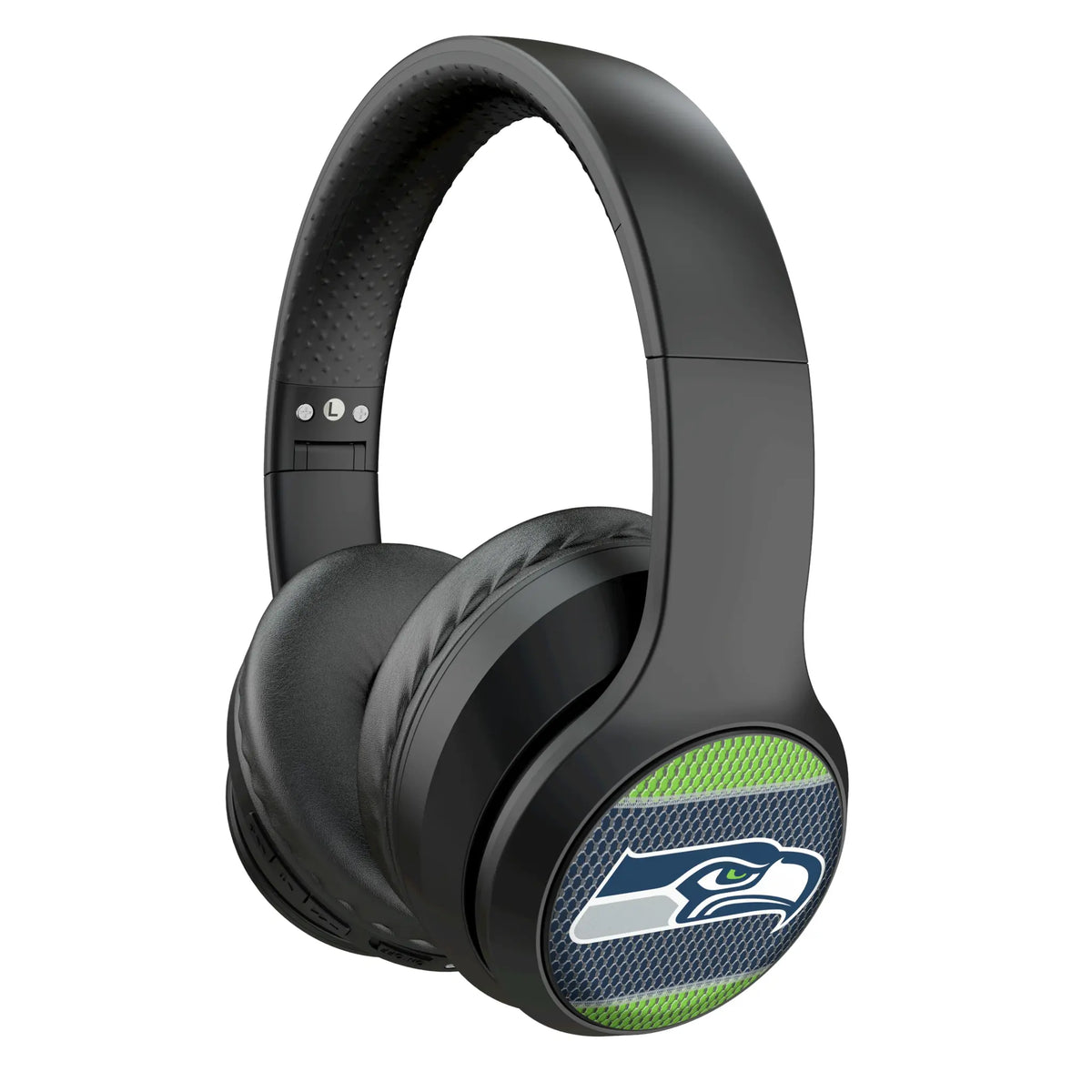 Seattle Seahawks Mesh Wireless Over-Ear Headphones With Case