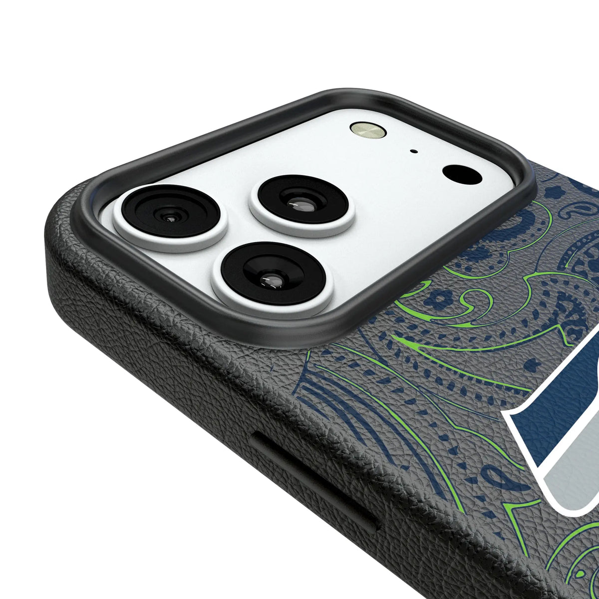 Seattle Seahawks Paisley iPhone MagSafe Compatible Phone Case for Apple iPhone - Detail#Device_iPhone 18 Pro Max