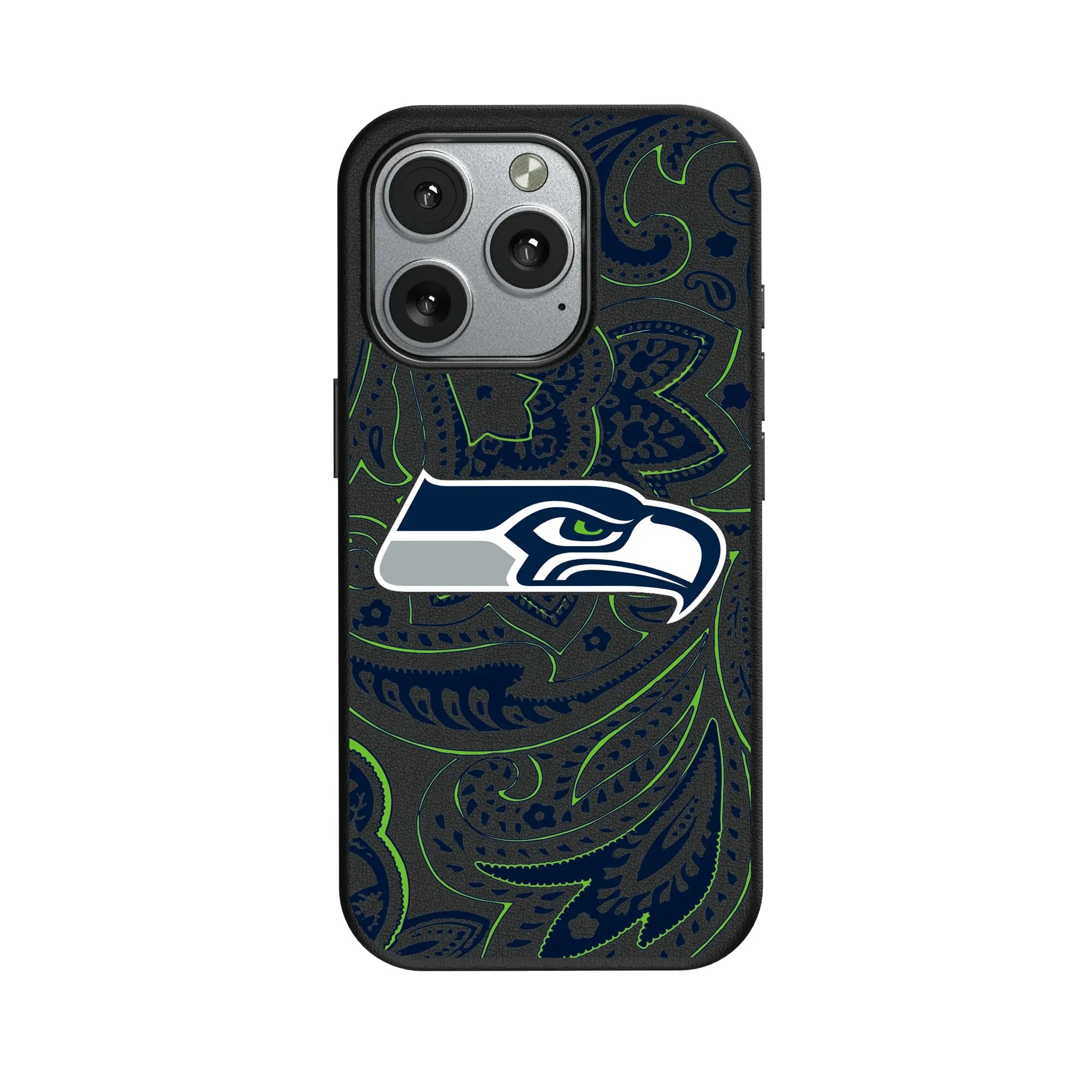 Seattle Seahawks Paisley iPhone MagSafe Compatible Phone Case for Apple iPhone