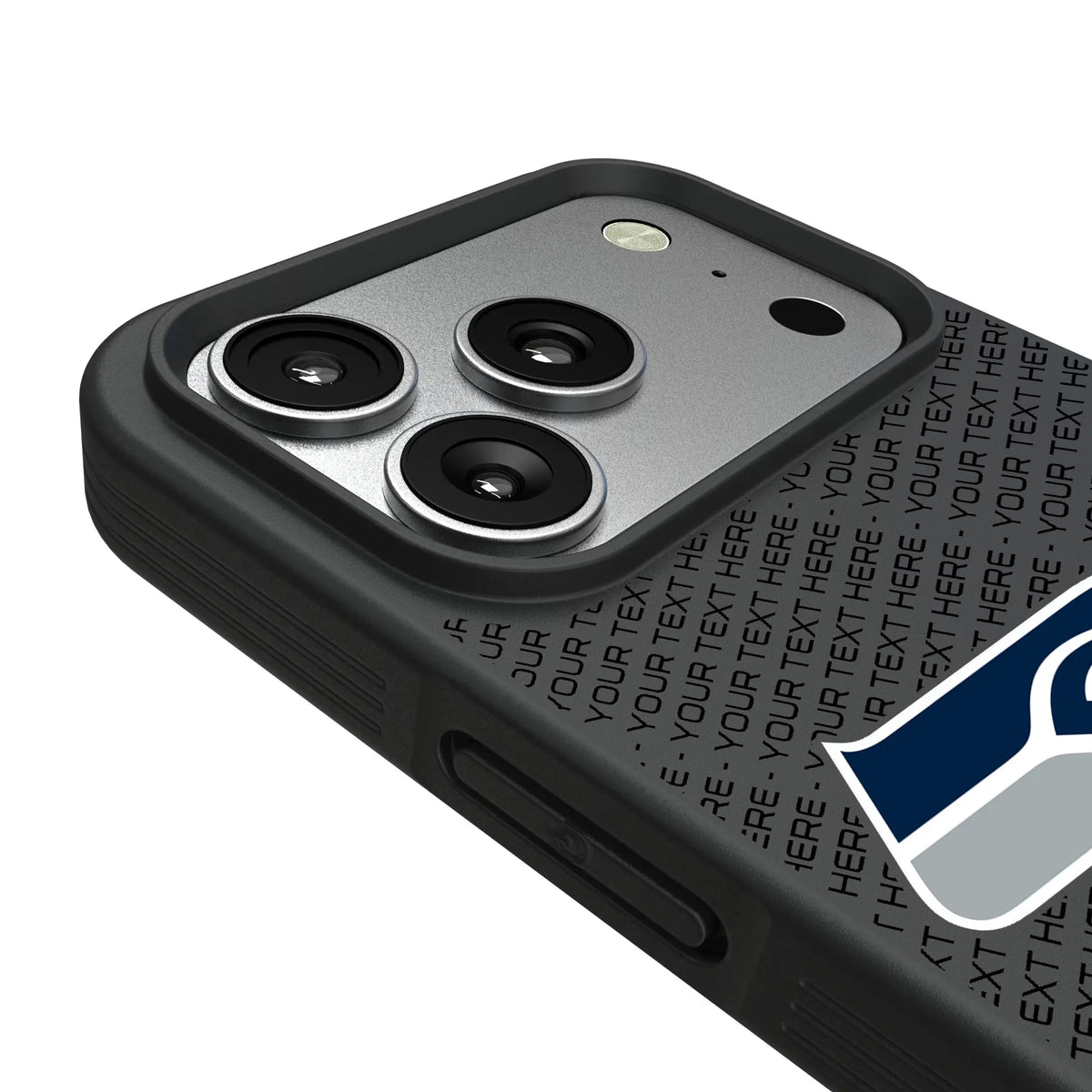 Seattle Seahawks Personalized EndZone Plus iPhone Bump Phone Case for Apple iPhone - Detail#Device_iPhone 17 Pro