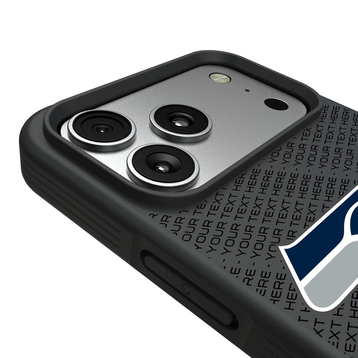 Seattle Seahawks Personalized EndZone Plus iPhone Bump Phone Case for Apple iPhone - Detail#Device_iPhone 17 Pro Max