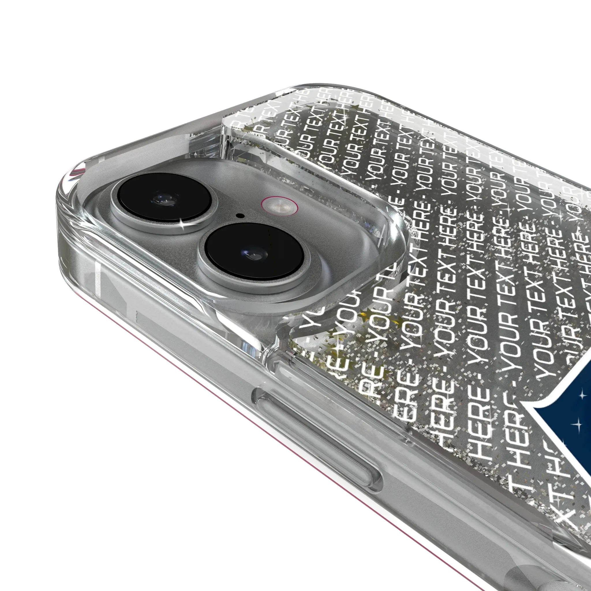 Seattle Seahawks Personalized EndZone Plus iPhone Glitter Phone Case for Apple iPhone - Detail
