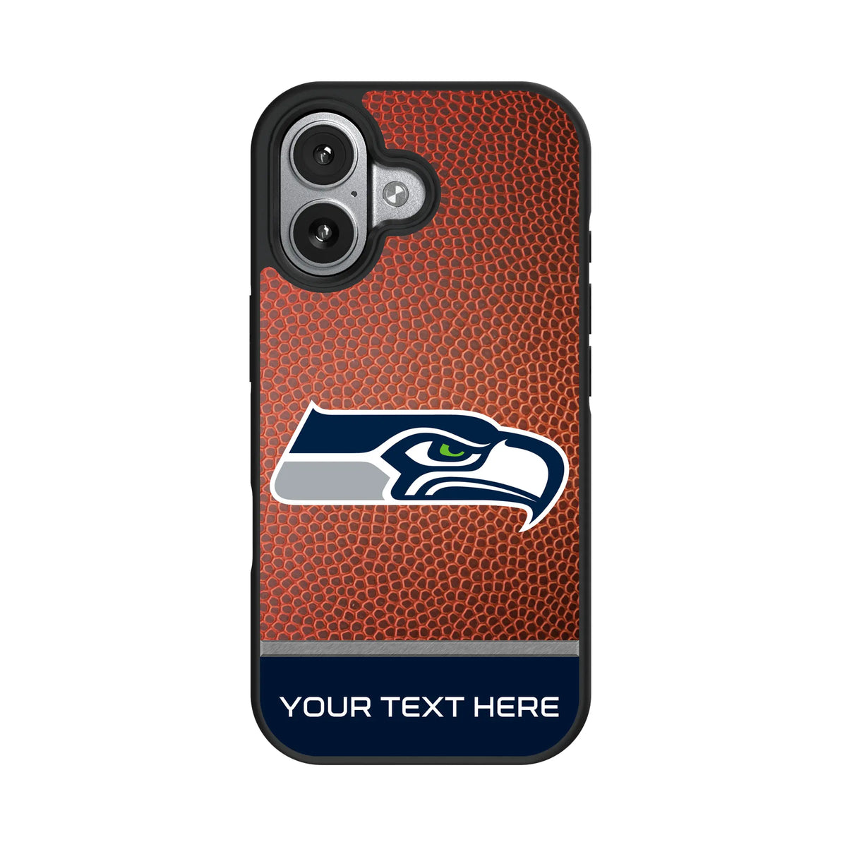 Seattle Seahawks Personalized Football iPhone Bump Phone Case for Apple iPhone#Device_iPhone 17