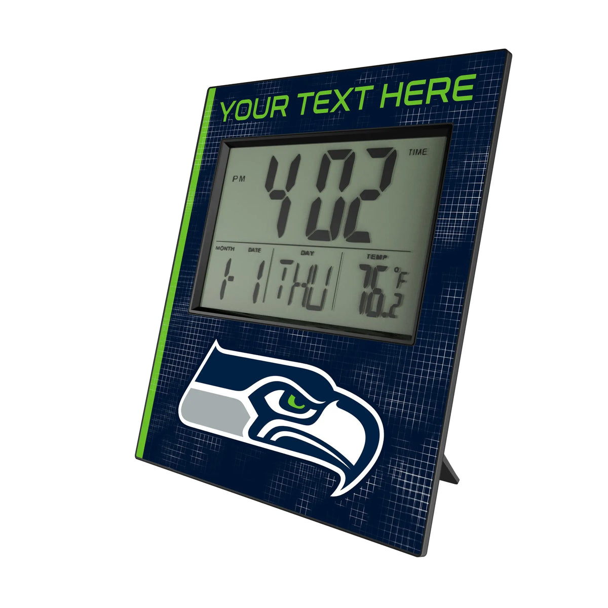 Seattle Seahawks Personalized Hatch Wall Clock