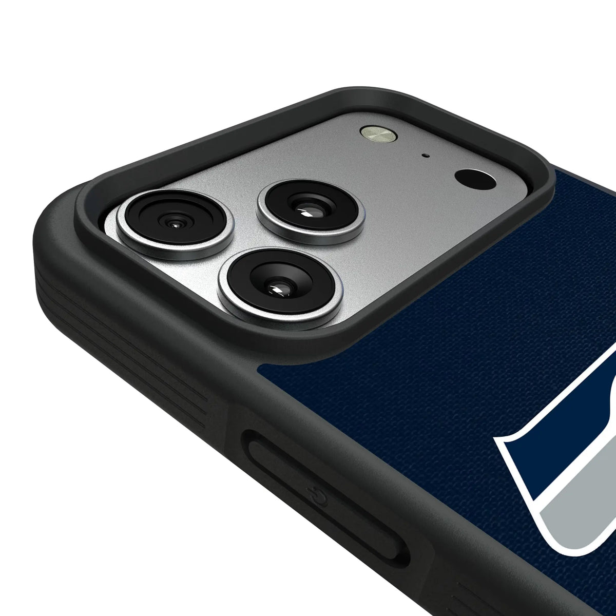 Seattle Seahawks Personalized Stripe iPhone Bump Phone Case for Apple iPhone - Detail#Device_iPhone 17 Pro Max