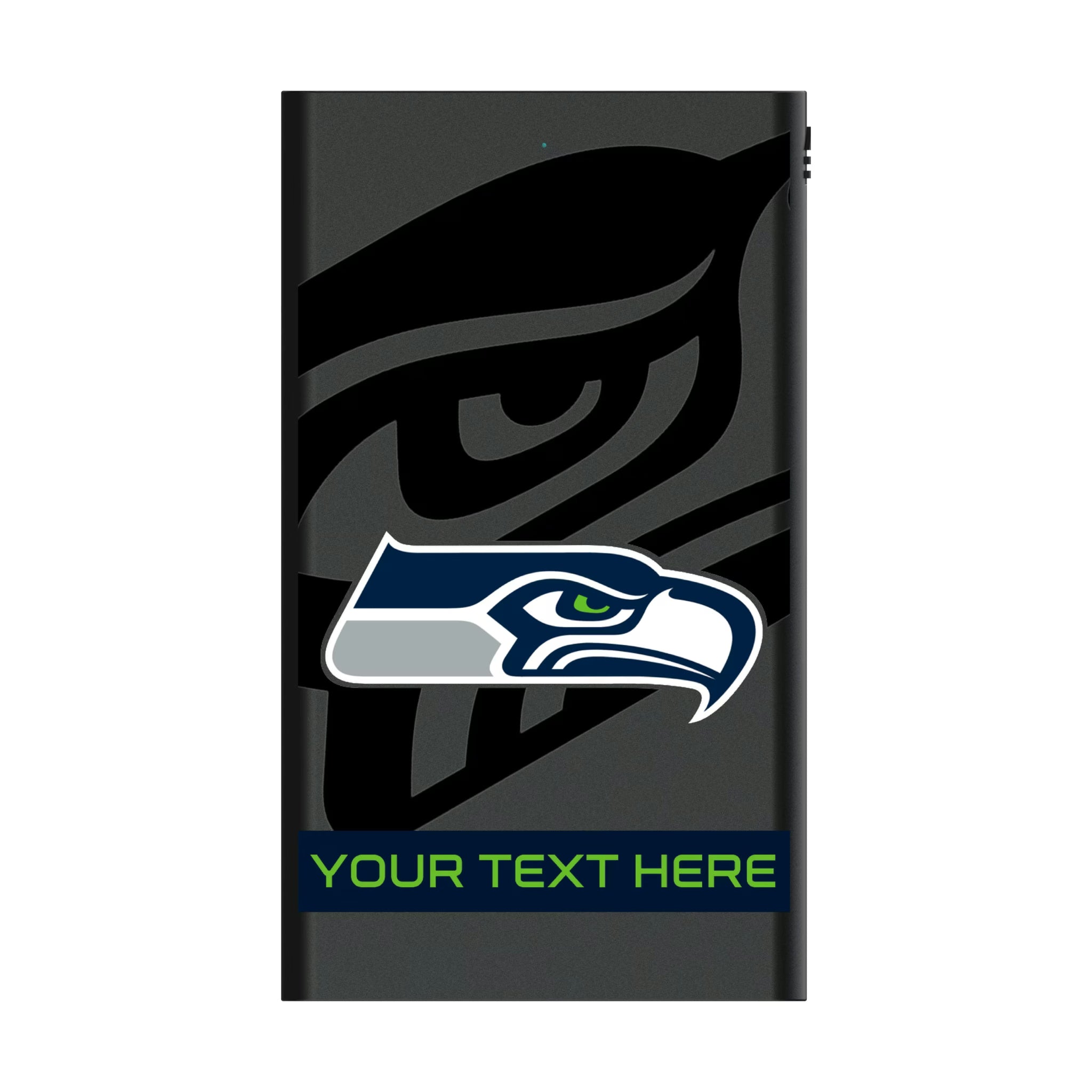 Seattle Seahawks Personalized Tilt 5000mAh Flat Powerbank