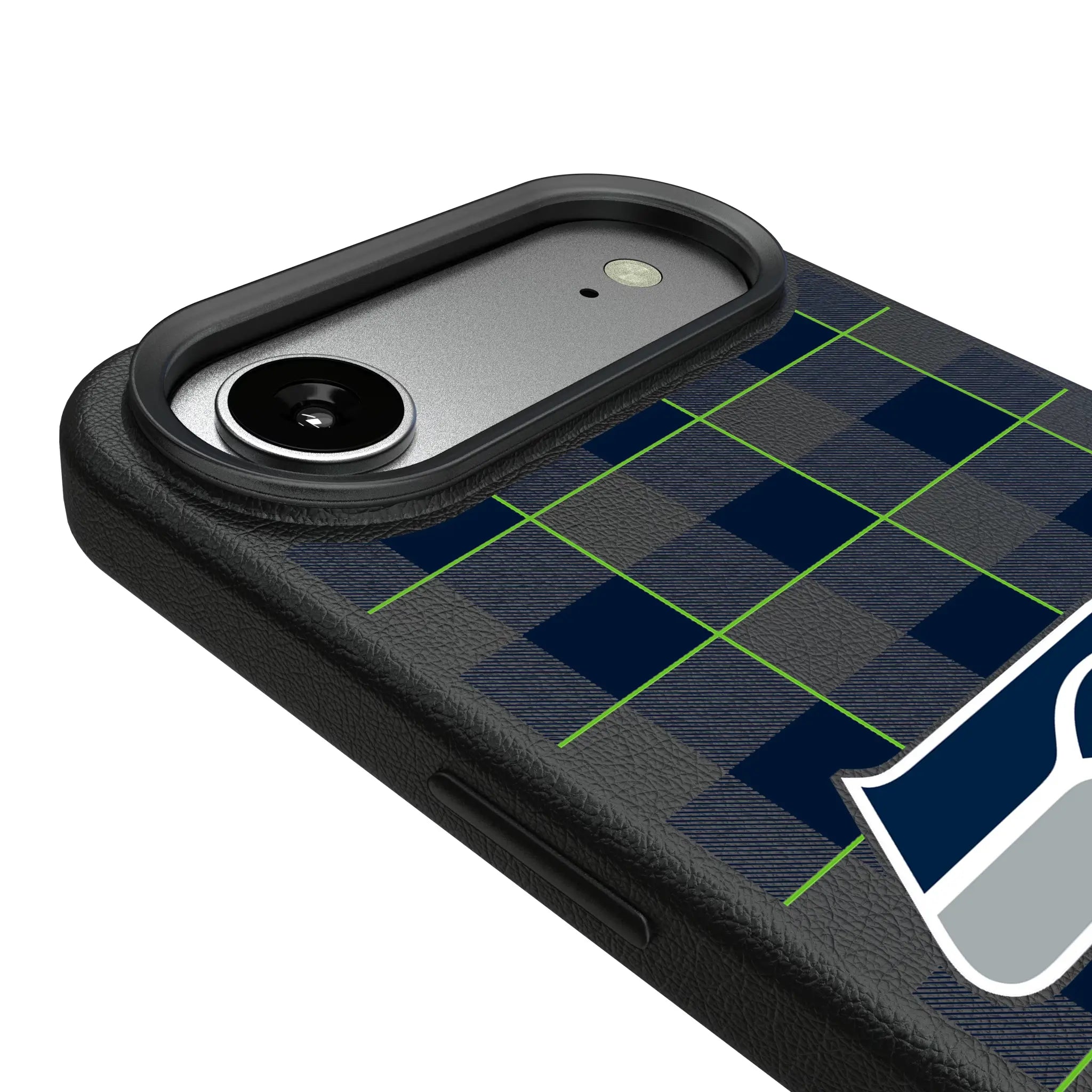 Seattle Seahawks Plaid iPhone MagSafe Compatible Phone Case for Apple iPhone - Detail#Device_iPhone Air