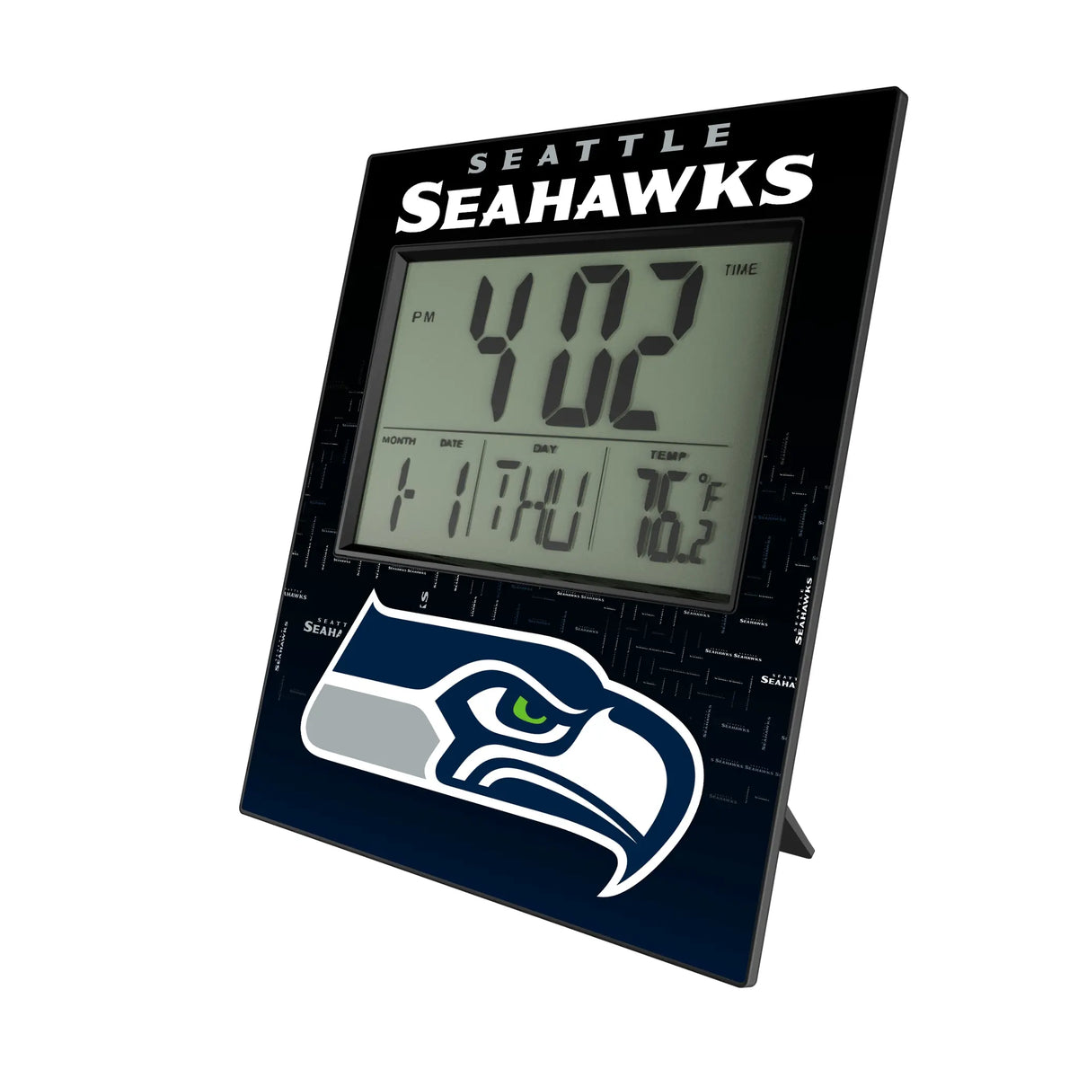 Seattle Seahawks Quadtile Wall Clock