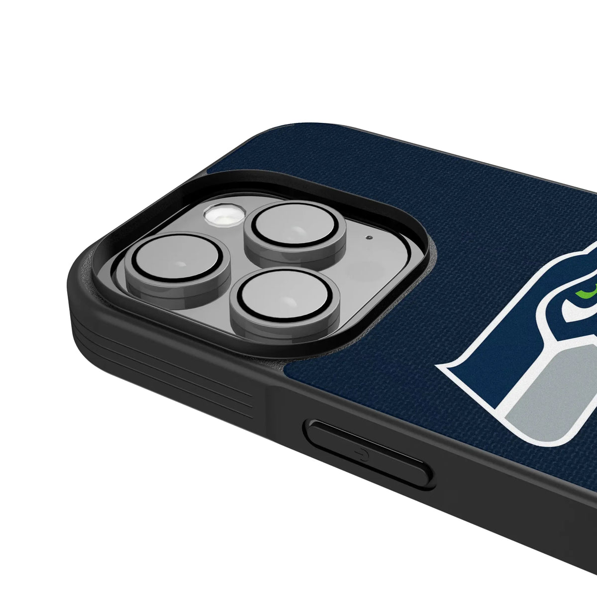 Seattle Seahawks Stripe iPhone Bump Phone Case for Apple iPhone - Detail