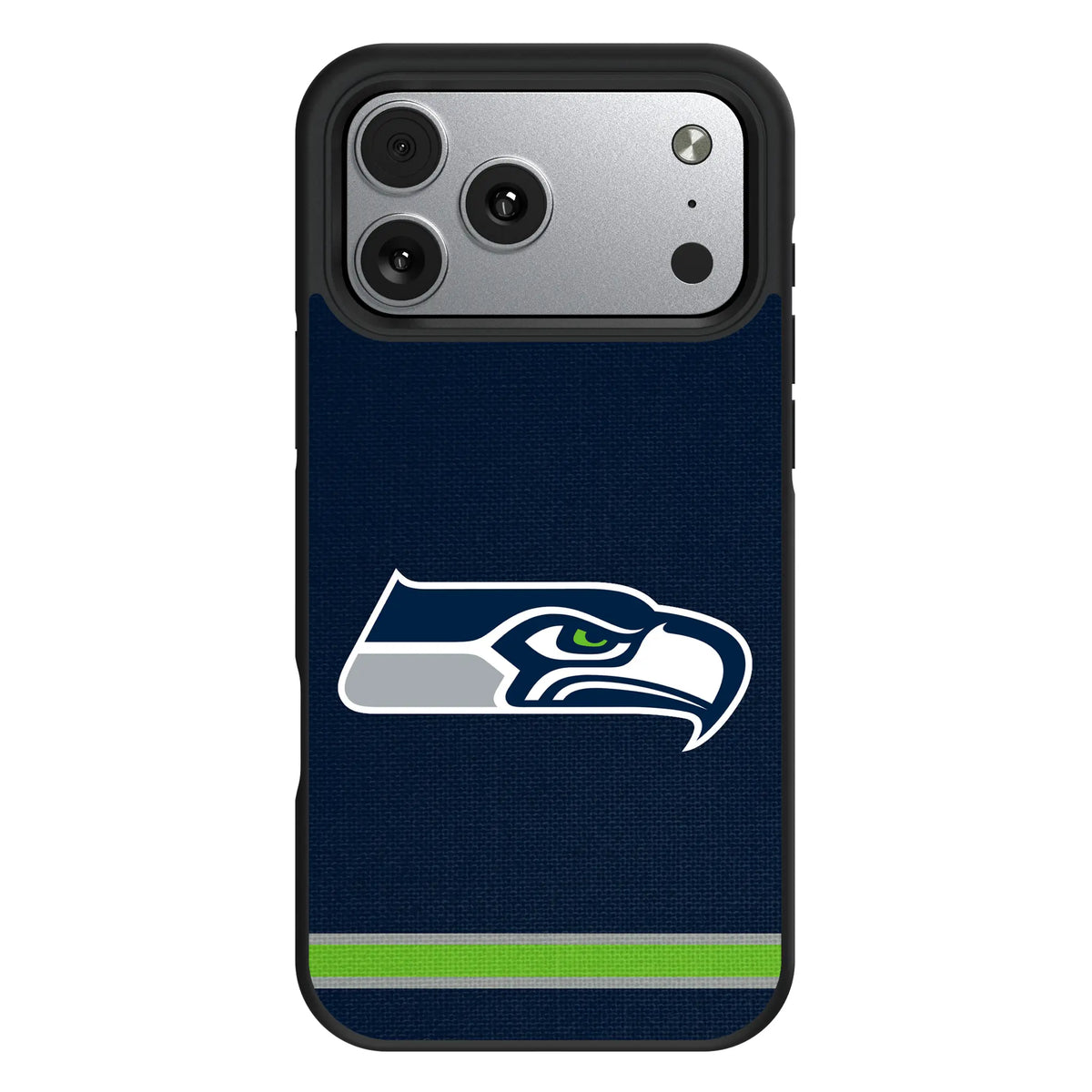 Seattle Seahawks Stripe iPhone Bump Phone Case for Apple iPhone#Device_iPhone 17 Pro Max