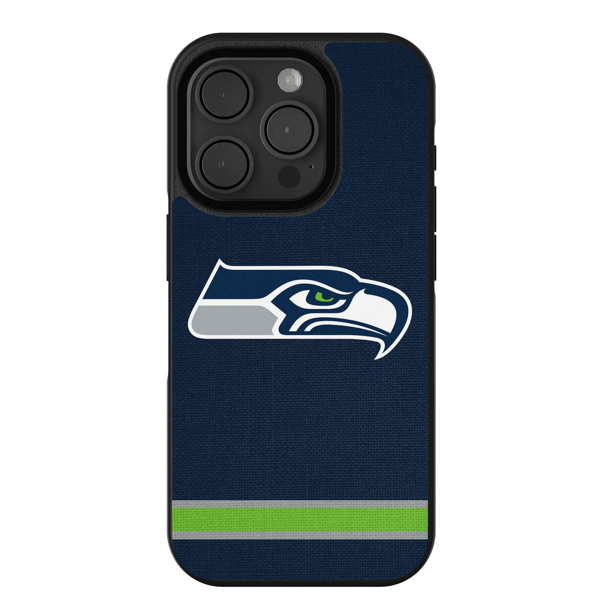 Seattle Seahawks Stripe iPhone Bump Phone Case for Apple iPhone