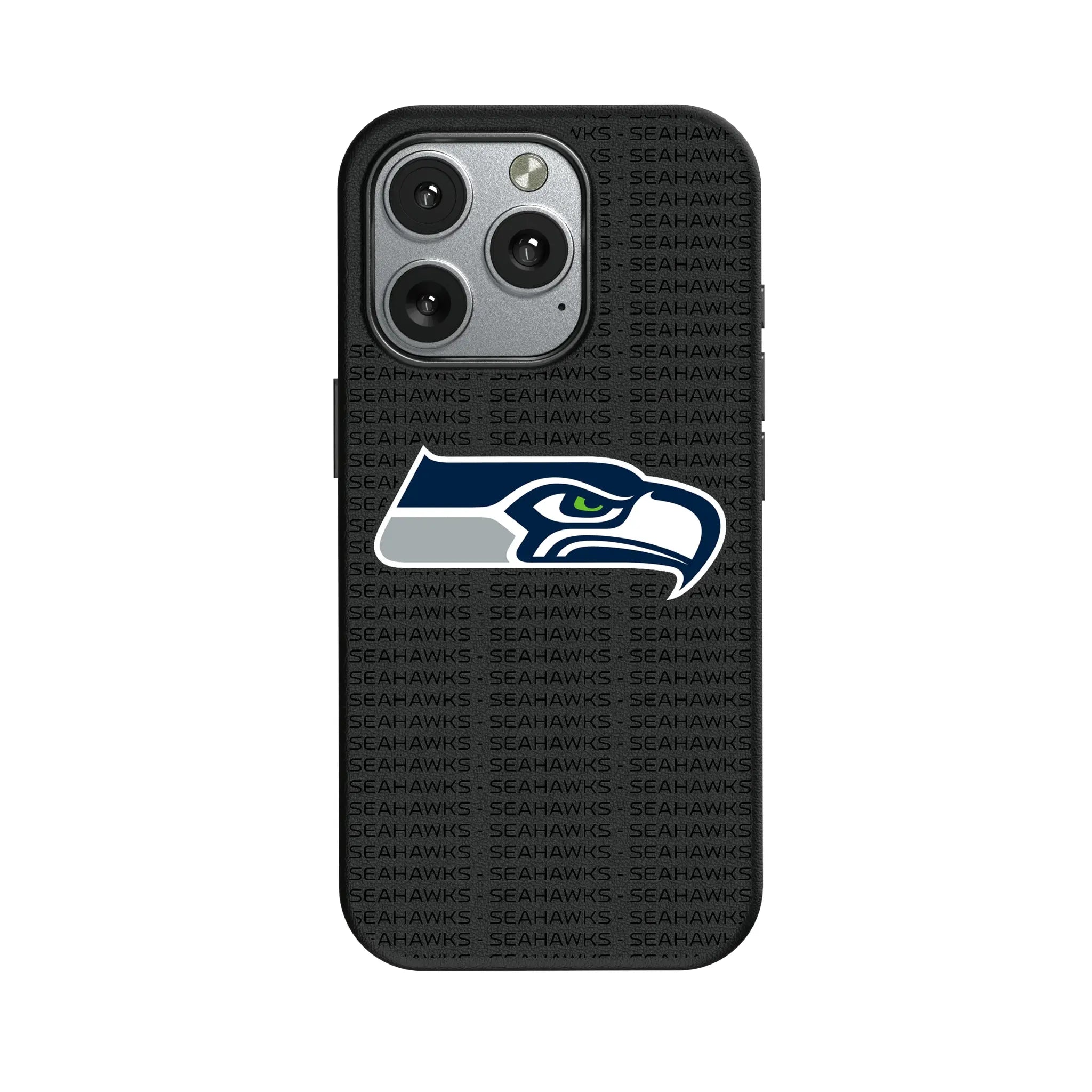 Seattle Seahawks Text Backdrop iPhone MagSafe Compatible Phone Case for Apple iPhone