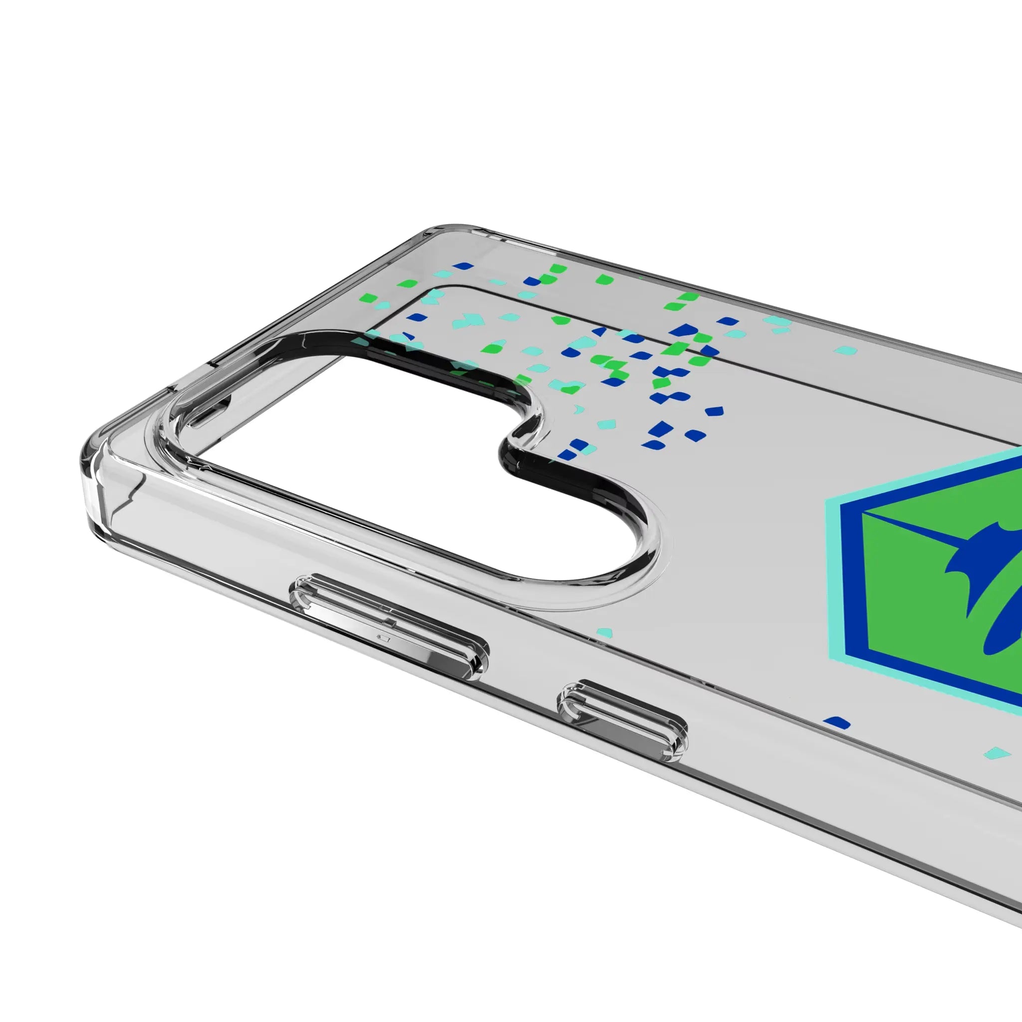 Seattle Sounders FC Confetti Galaxy Clear Phone Case for Samsung Galaxy - Detail#Device_Galaxy S25 Ultra