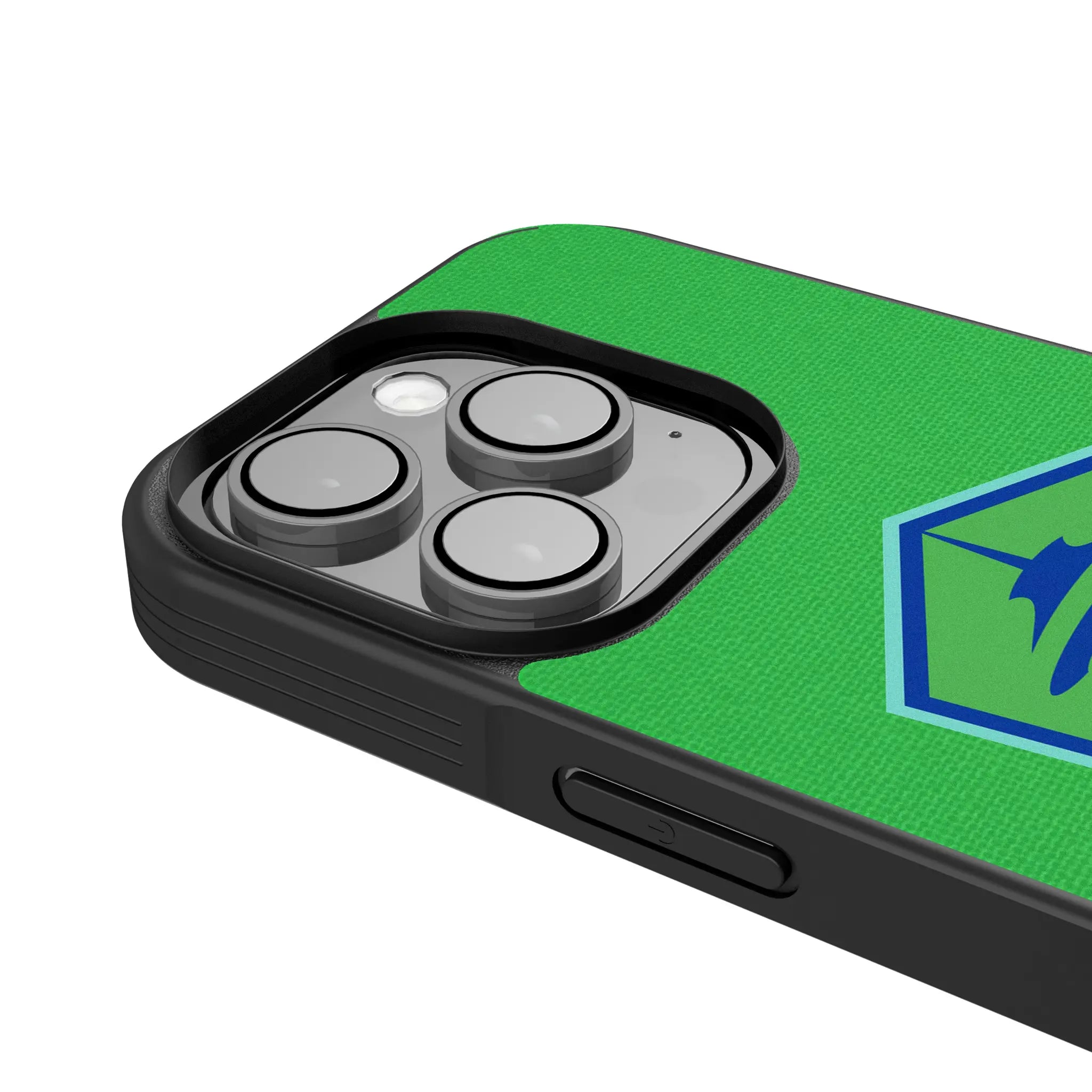 Seattle Sounders FC Endzone Solid iPhone Bump Phone Case for Apple iPhone - Detail
