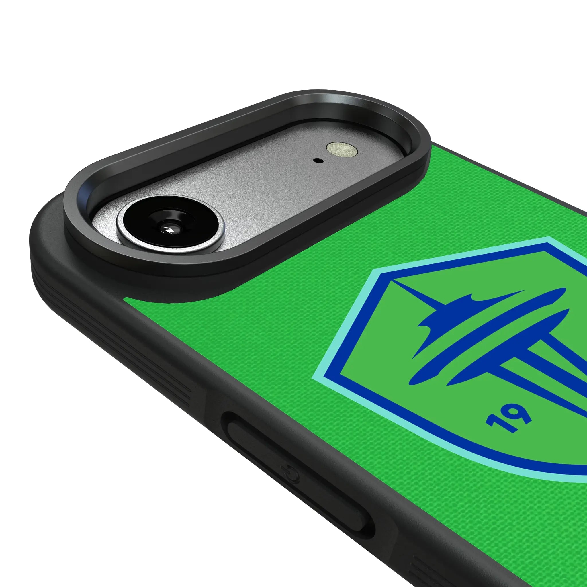 Seattle Sounders FC Endzone Solid iPhone Bump Phone Case for Apple iPhone - Detail#Device_iPhone Air