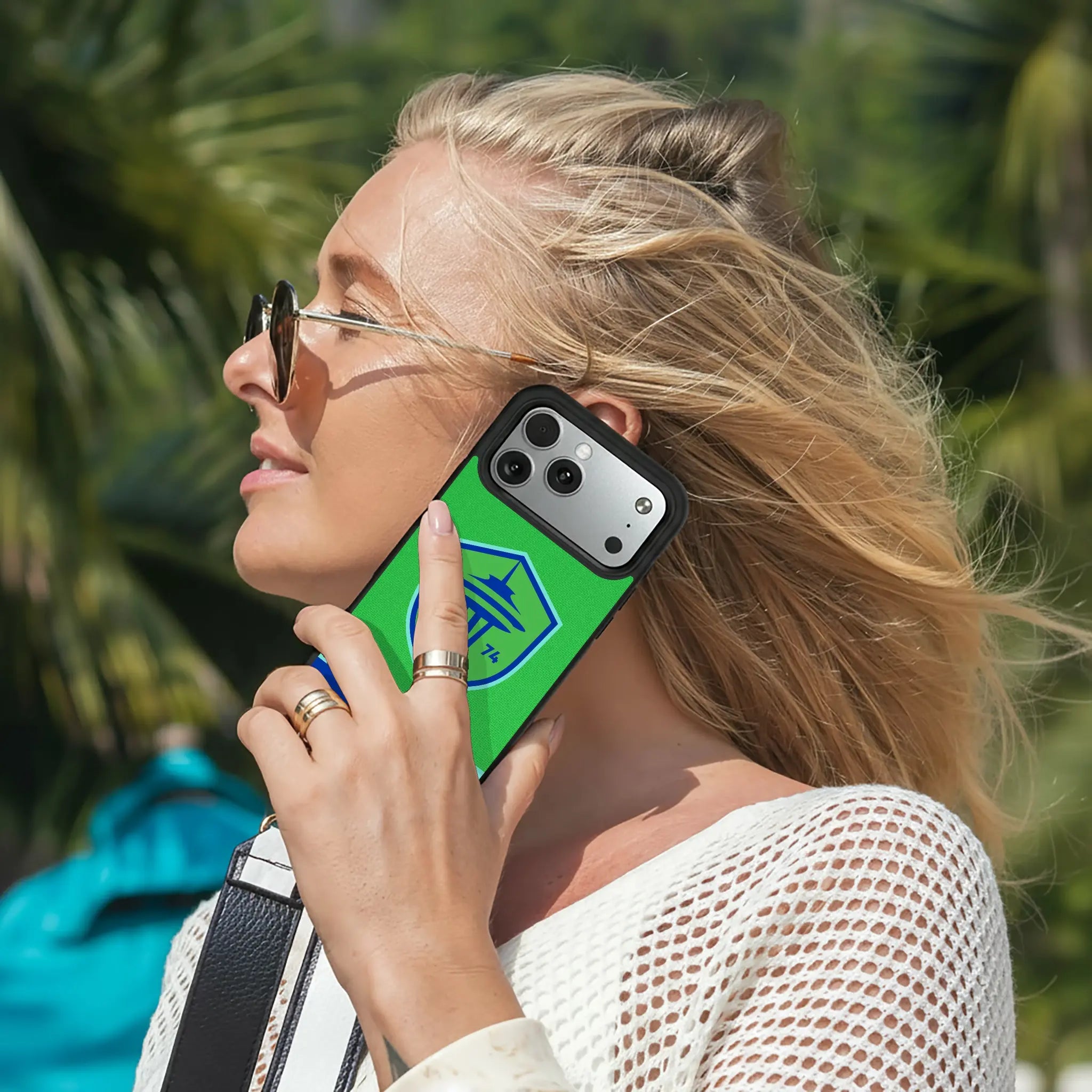 Seattle Sounders FC Endzone Solid iPhone Bump Phone Case for Apple iPhone - Lifestyle#Device_iPhone 17 Pro Max