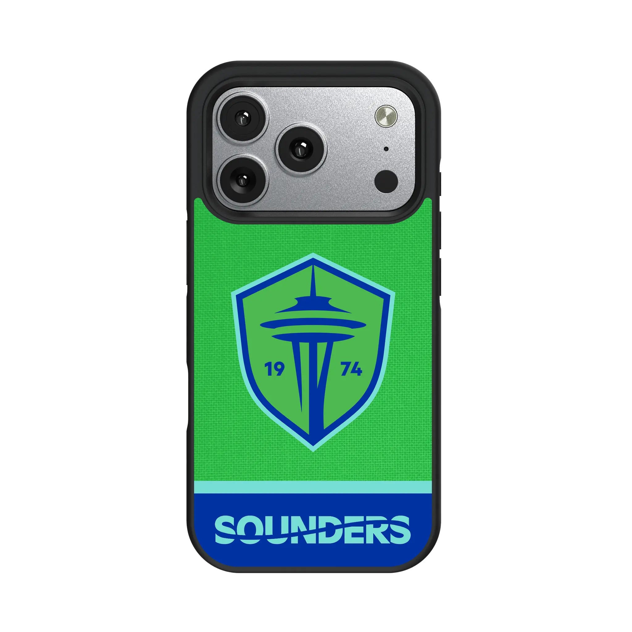 Seattle Sounders FC Endzone Solid iPhone Bump Phone Case for Apple iPhone#Device_iPhone 17 Pro