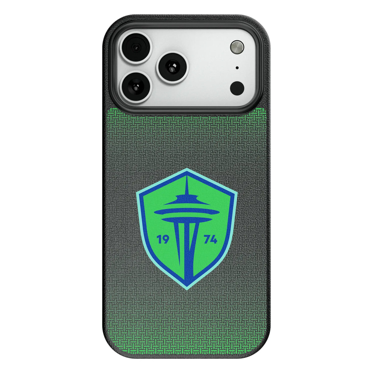 Seattle Sounders FC Linen MagSafe Compatible Phone Case for Apple iPhone